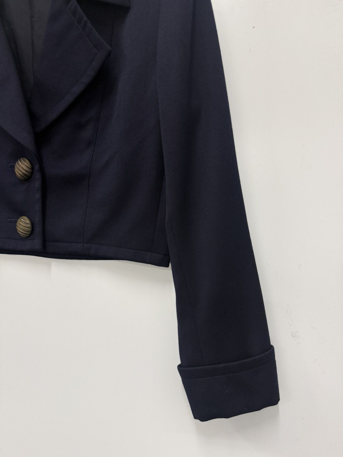 Yves Saint Laurent 🔥 YvesSaintLaurent Croped Single Breasted Coat Jacket - M Size M / US 6-8 / IT 42-44 - 2 Thumbnail