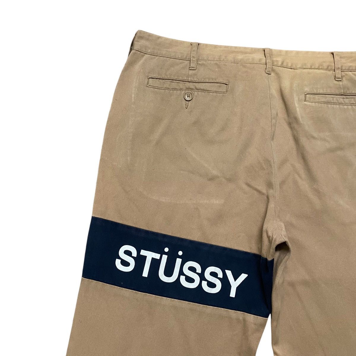 Stussy Stussy Chinos Spellout Pants Faded Size US 34 / EU 50 - 10 Thumbnail