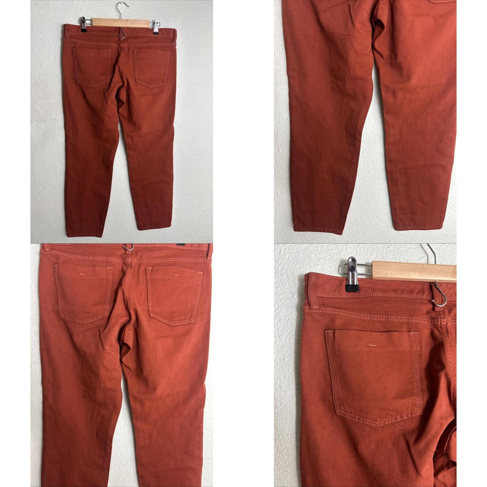 Banana Republic Banana Republic Skinny Jeans Womens 32 Rusty Low Rise Stretch Denim 5-Pocket Zip Button Inseam 28 Regular Slim Size 24" / US 00 / IT 34 - 8 Thumbnail