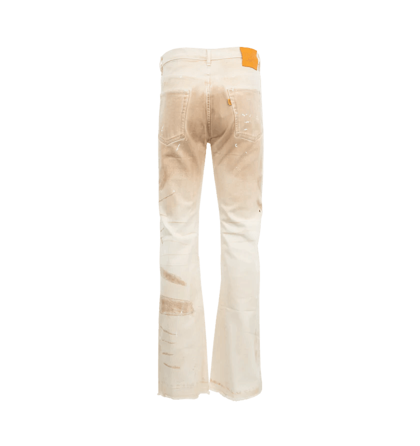 Gallery Dept. o1h1sh11224 Brisko La Flare Jeans in Antique White Size US 29 - 2 Thumbnail