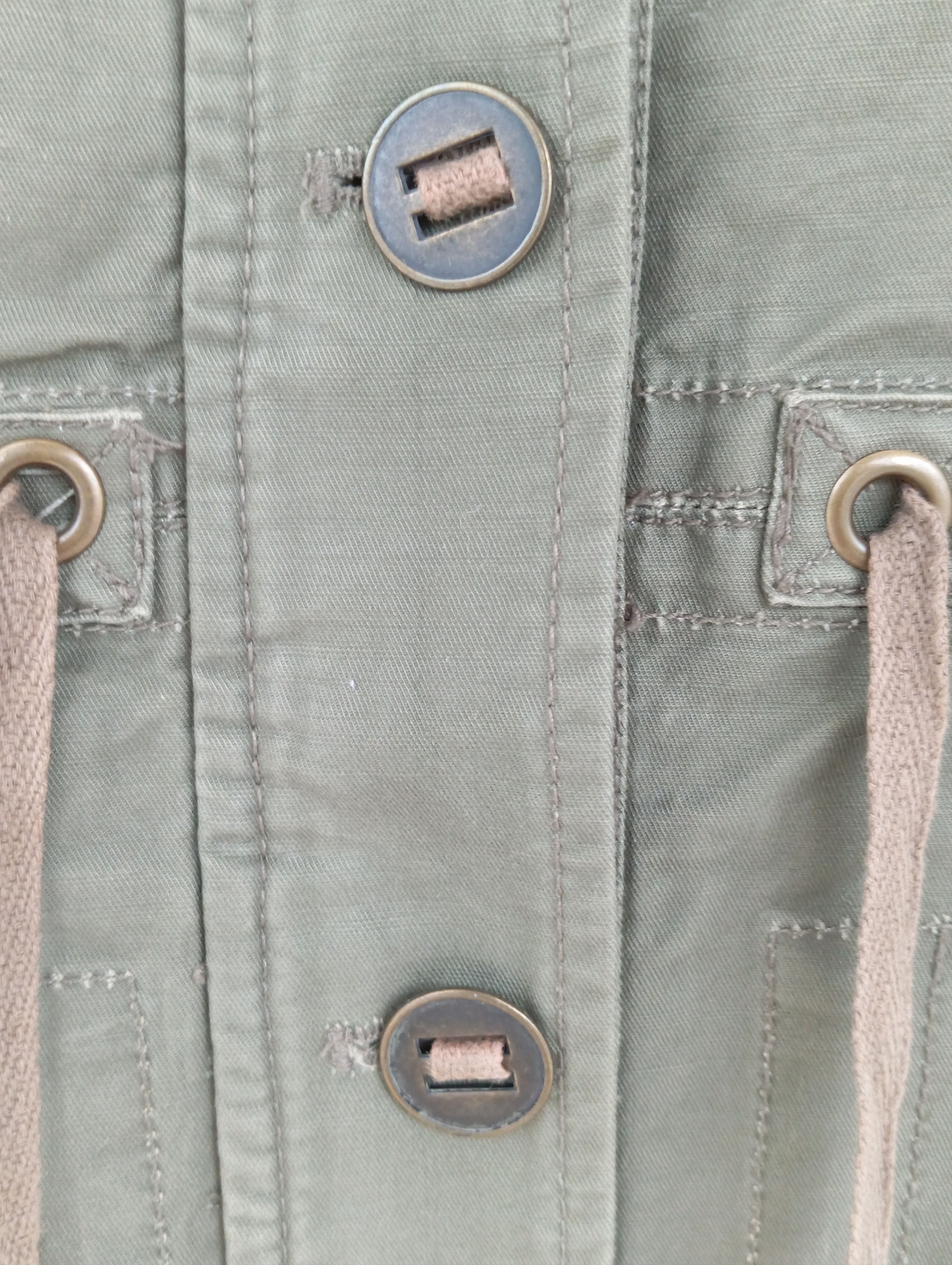 Japanese Brand × Vintage Olive Military jacket like parka Size S / US 4 / IT 40 - 4 Thumbnail