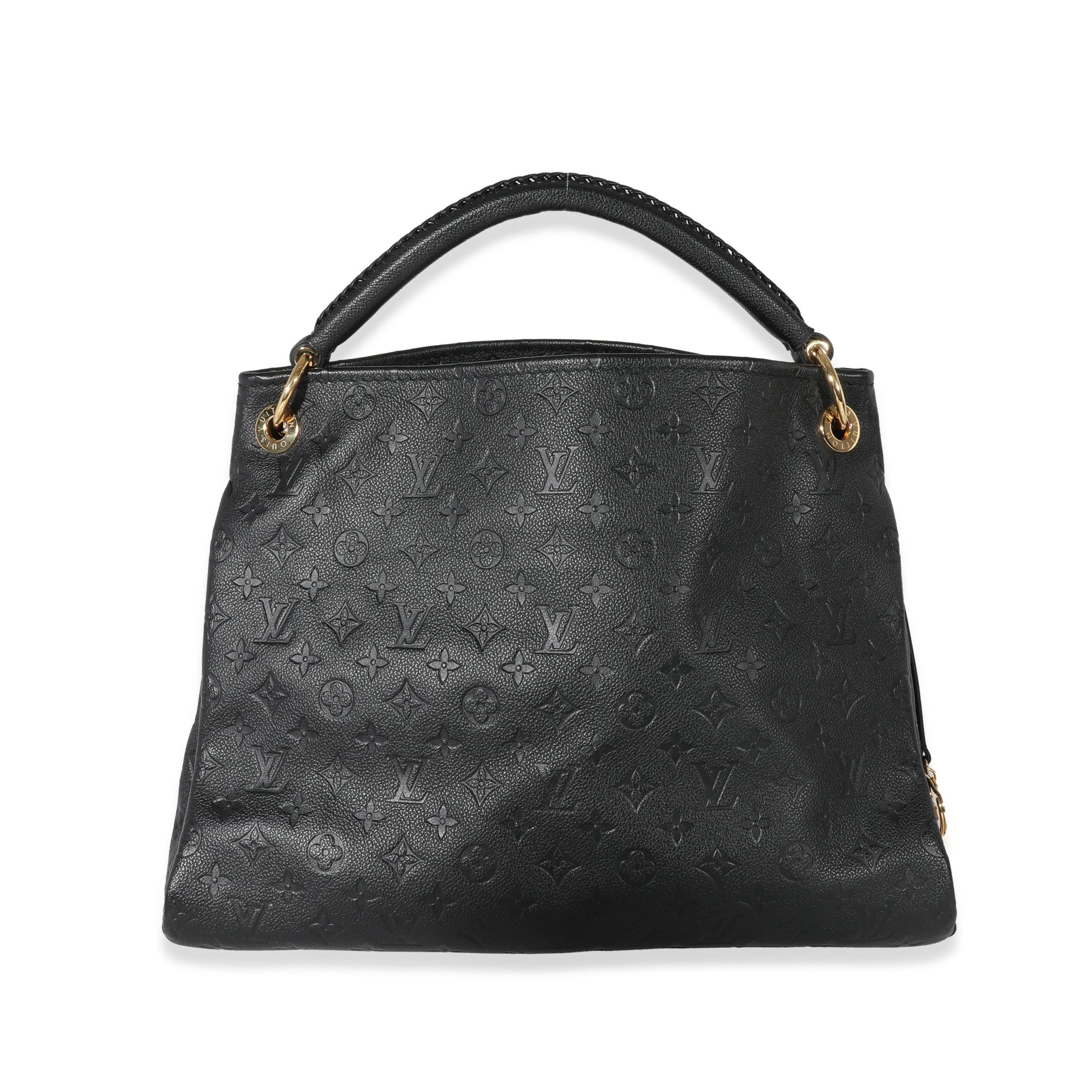 image of Louis Vuitton Black Monogram Empreinte Artsy Mm, Women's