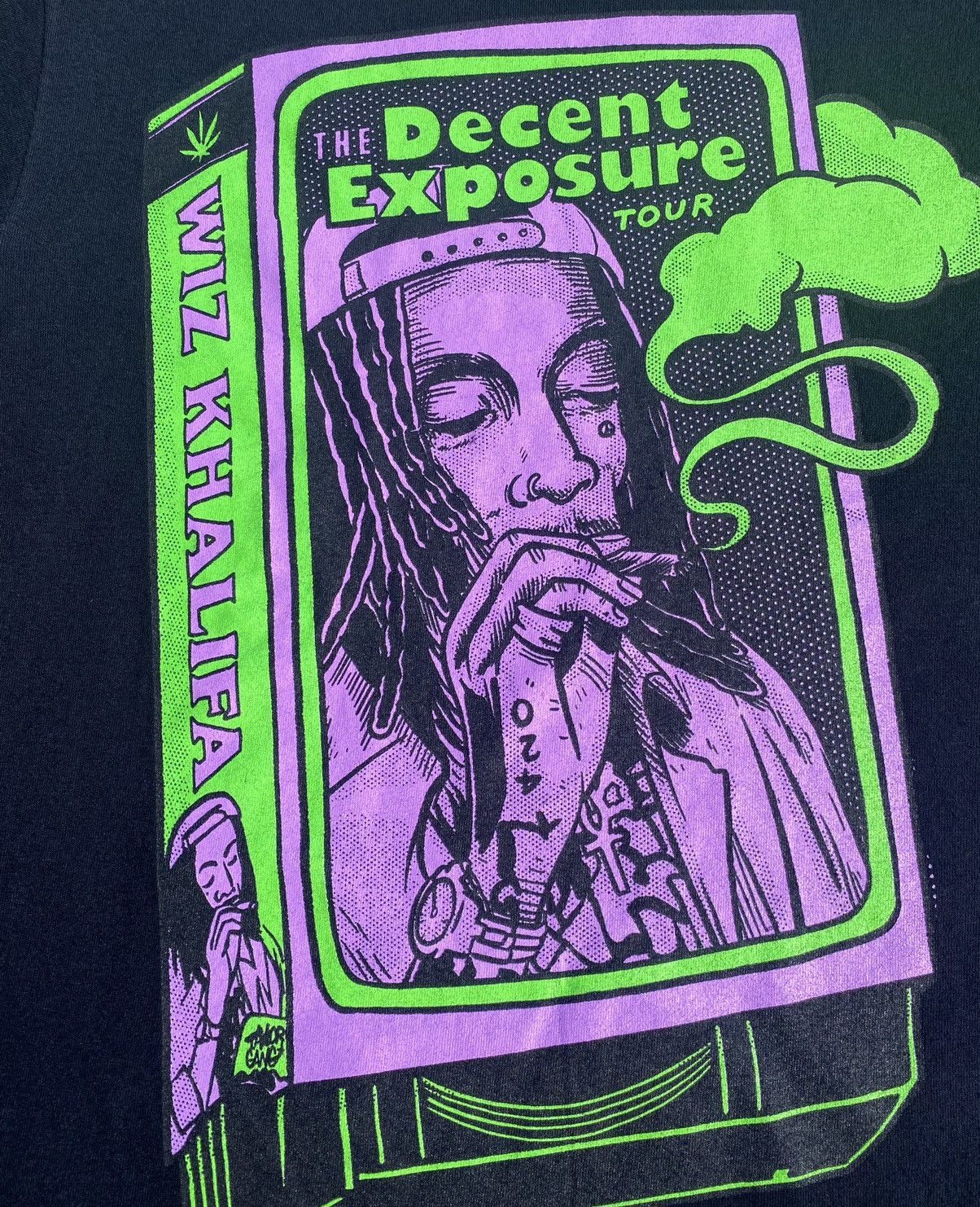 Gildan Wiz Khalifa 2019 Decent Exposure Tour T Shirt Small Size S / US 4 / IT 40 - 2 Thumbnail
