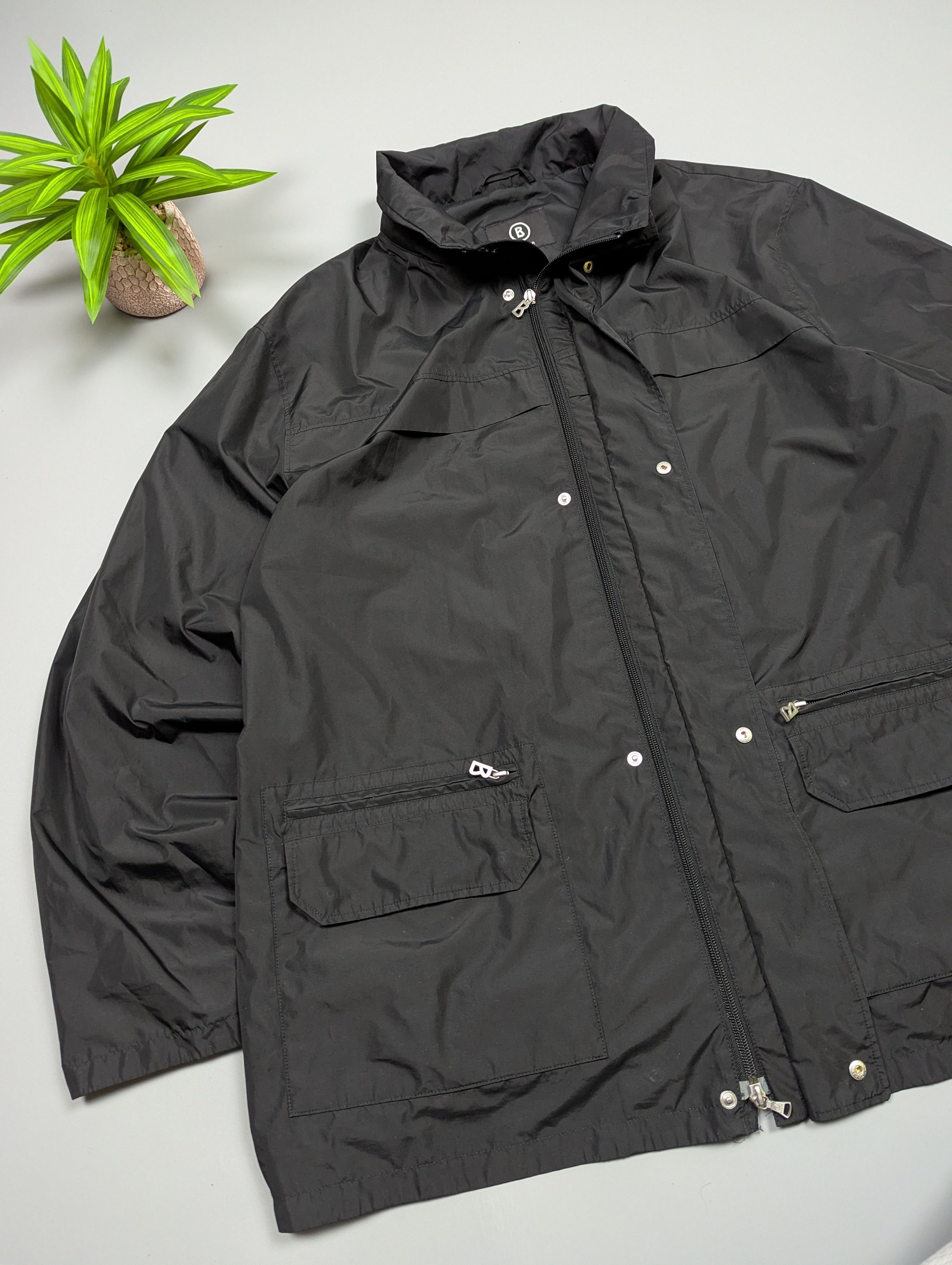 Bogner BOGNER WEATHER SYSTEM Black Windbreaker Jacket Waterproof Size US XXL / EU 58 / 5 - 9 Thumbnail