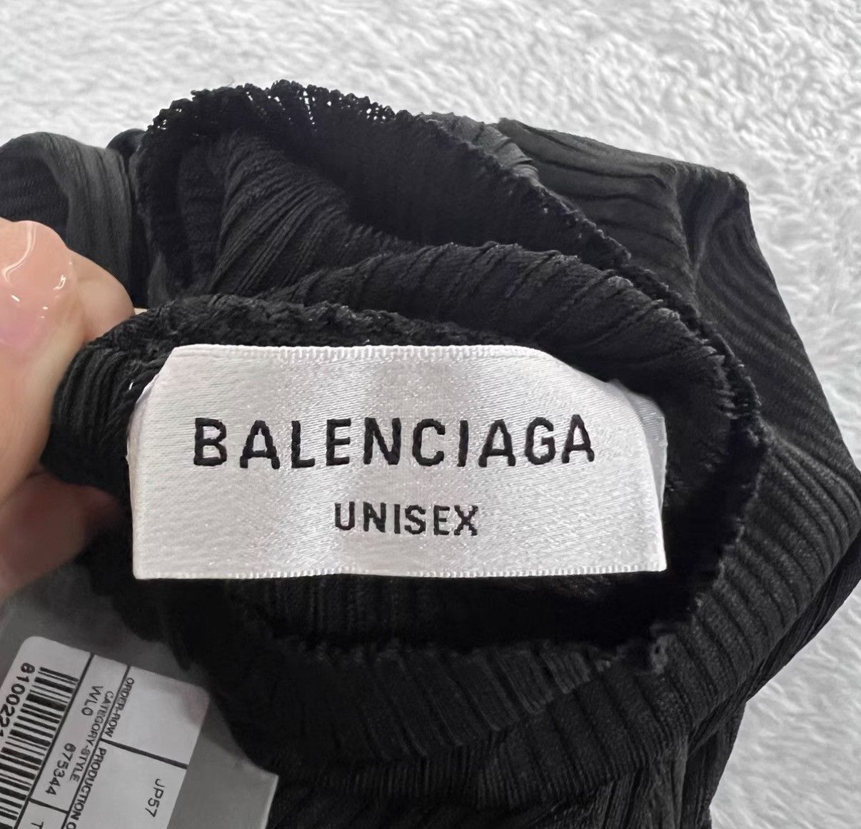 Balenciaga Balenciaga black logo collar sweater J41 Size S / US 4 / IT 40 - 5 Thumbnail