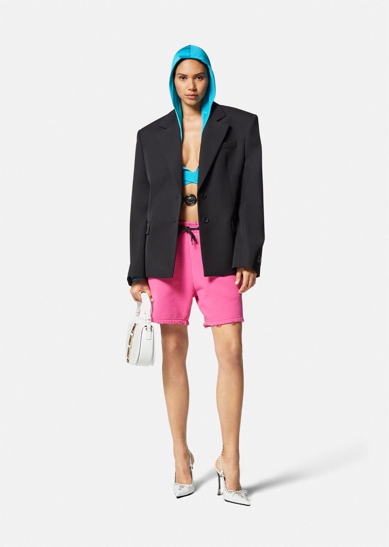Versace o1y0226 Crop Top in Deep Teal Size XS / US 0-2 / IT 36-38 - 5 Thumbnail