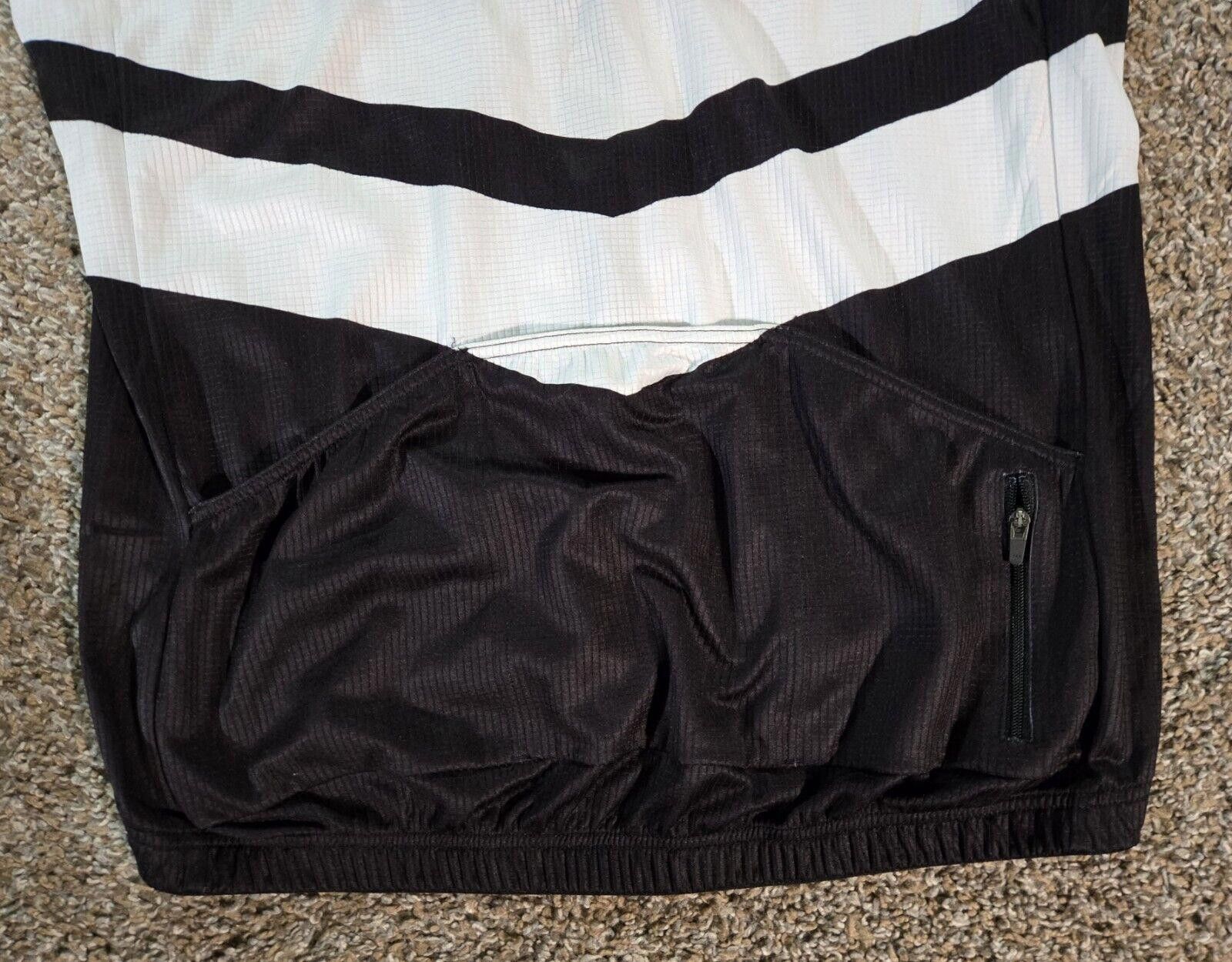 Designer Black And White Danny Shane Bicycle Jersey Size XL Size ONE SIZE - 10 Thumbnail
