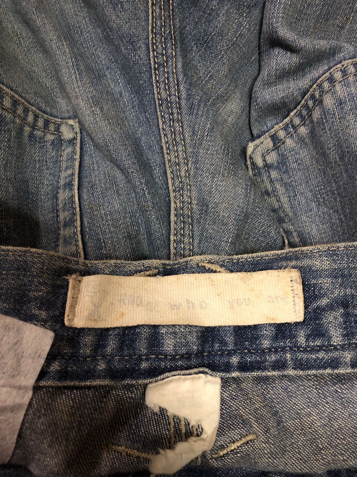 If Six Was Nine × Japanese Brand × Le Grande Bleu (L.G.B.) GX T-Bag style Bell Bottom Flare Denim Pants Size US 30 / EU 46 - 4 Thumbnail