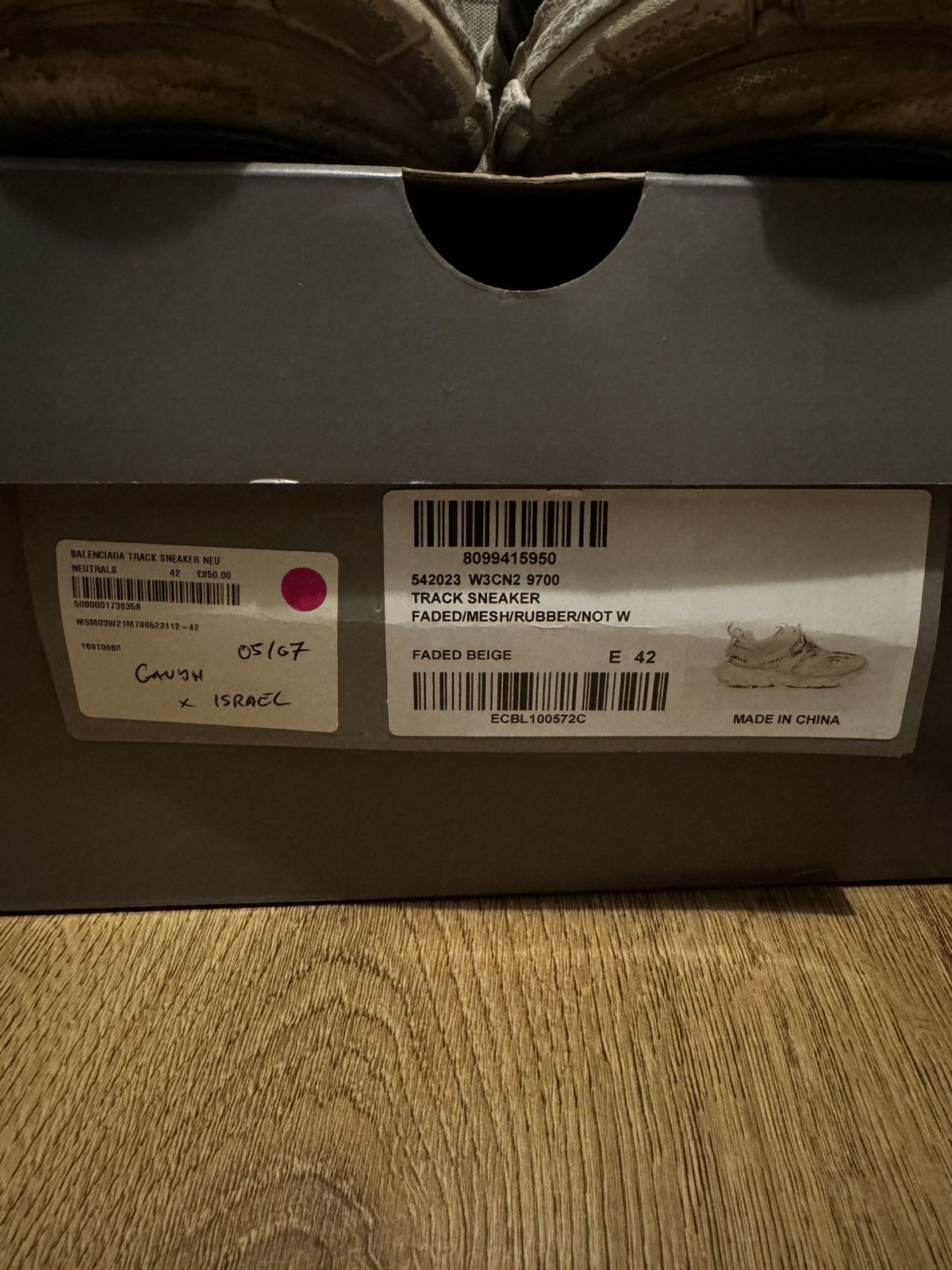 Balenciaga Balenciaga track sneaker faded beige size 42 Size US 9 / EU 42 - 9 Thumbnail