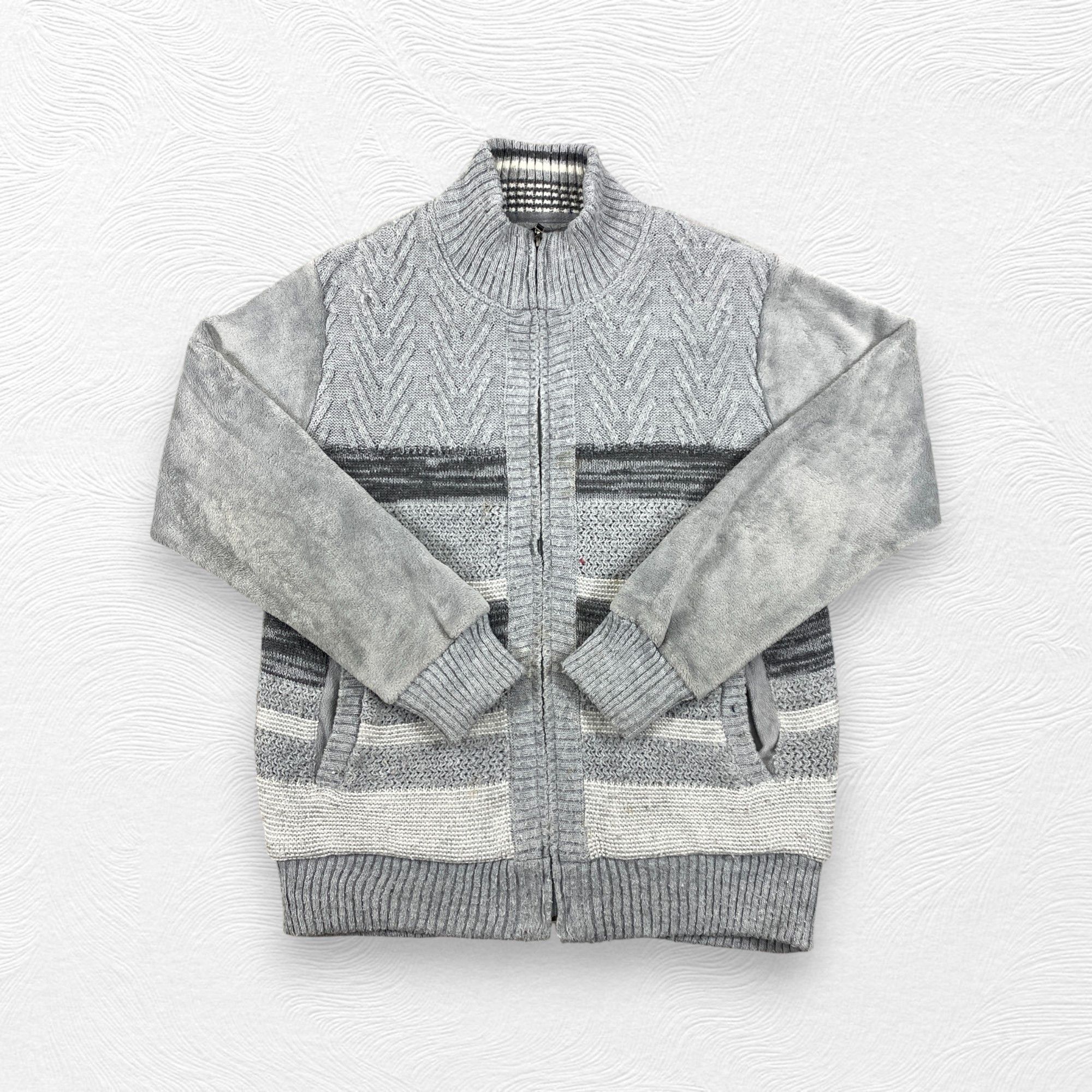 Japanese Brand Japanese Brand Zipper Sweater Jacket -J195 Size US M / EU 48-50 / 2 - 4 Thumbnail