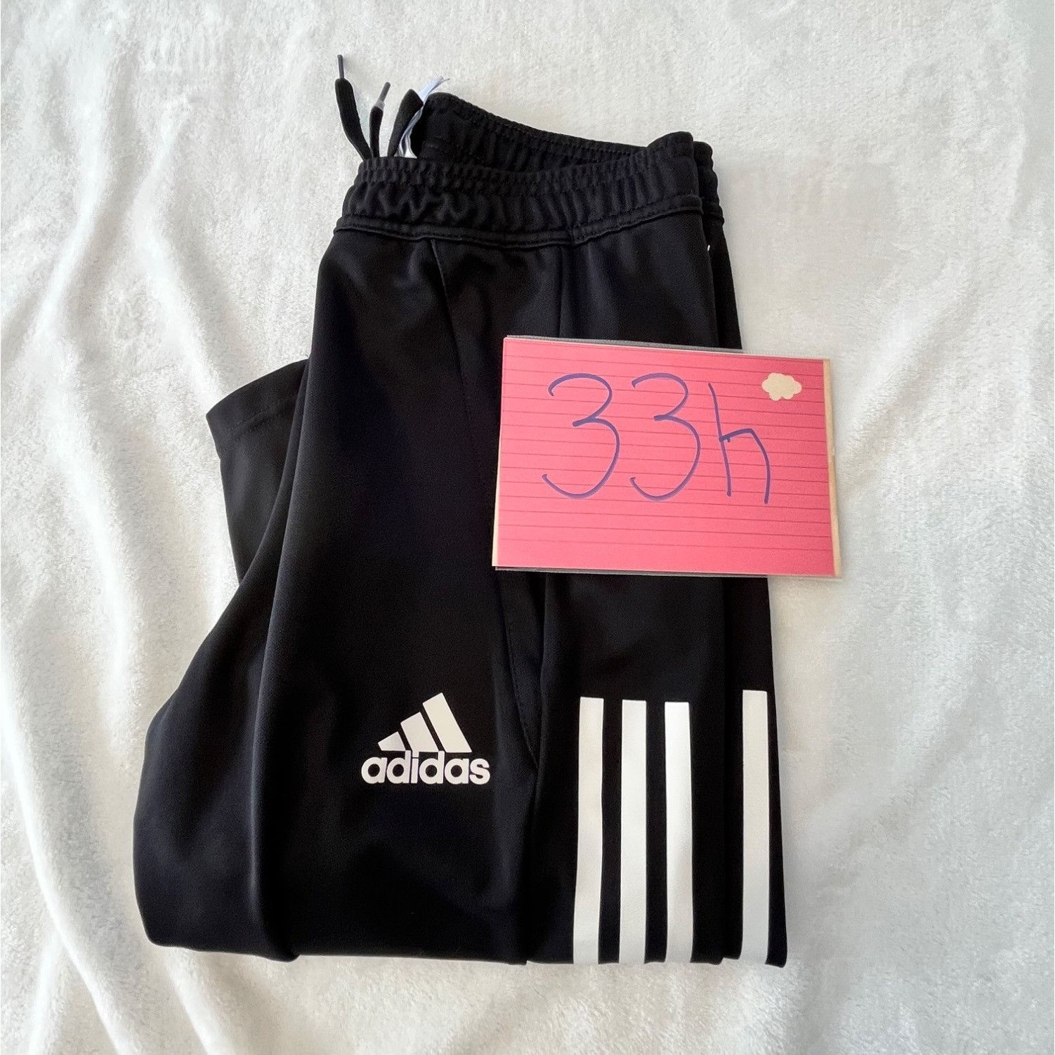 Adidas Adidas Mens Black Tiro Track Pants Size S Polyester/Elastane Size US 31 - 8 Thumbnail