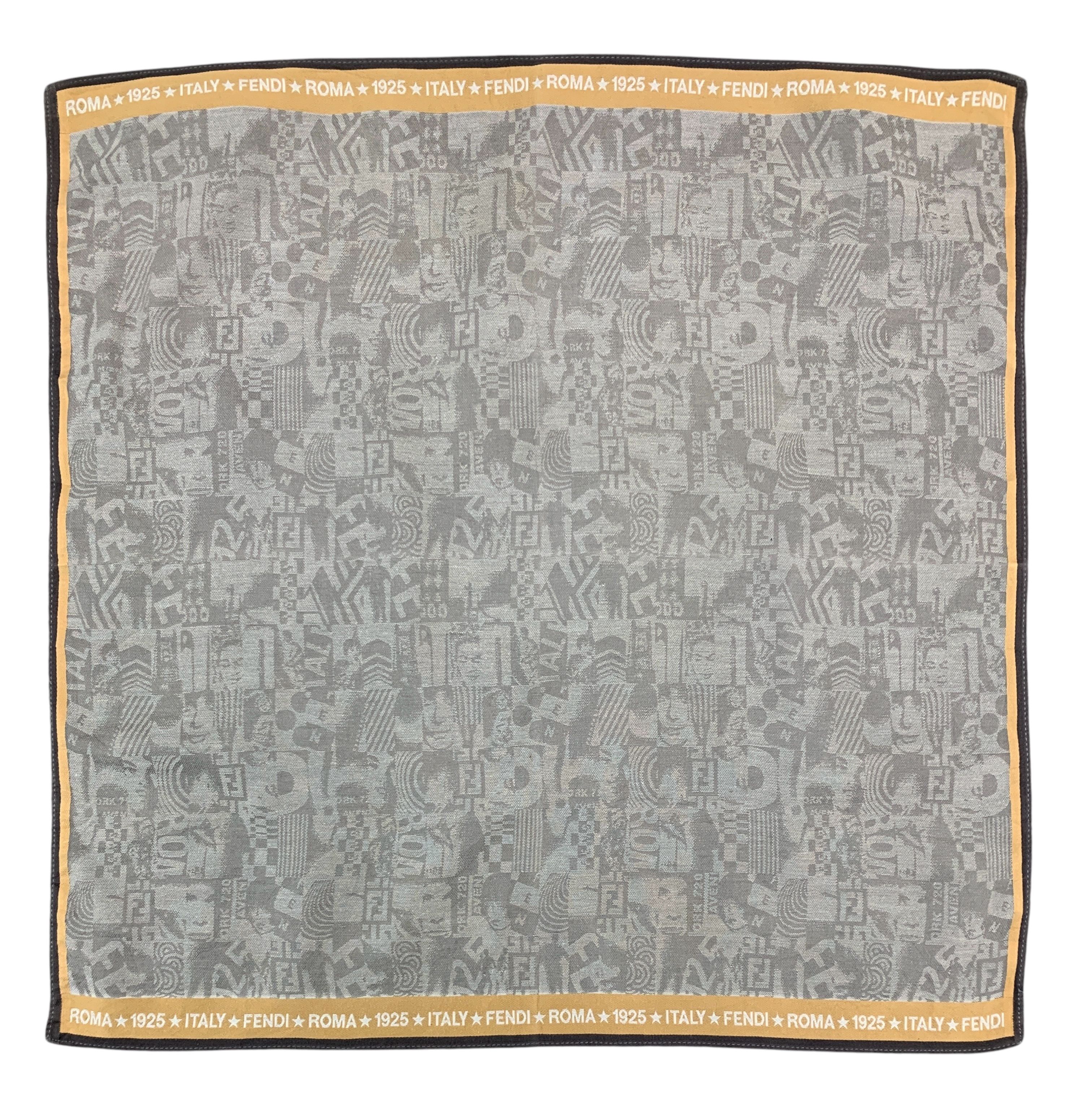 Fendi × Vintage Vintage Fendi Neckerchief Scarf Handkerchief - HKA924 Size ONE SIZE - 2 Thumbnail