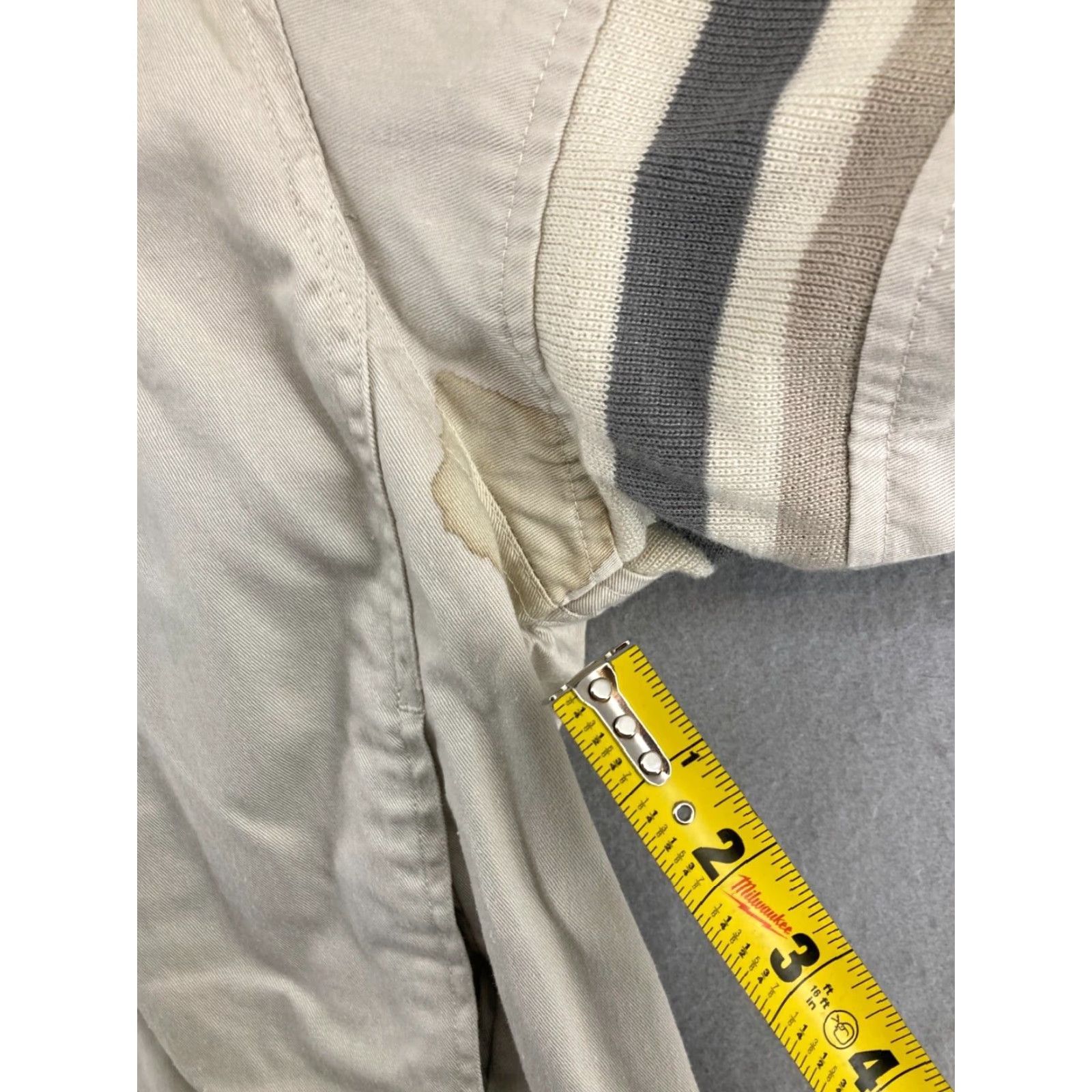 Vintage VINTAGE Slazenger Jacket Men's Windbreaker Full Zip - Casual Outdoor Golf Beige Khaki L Adult Large Brown Brand: Slazenger Size US L / EU 52-54 / 3 - 6 Thumbnail