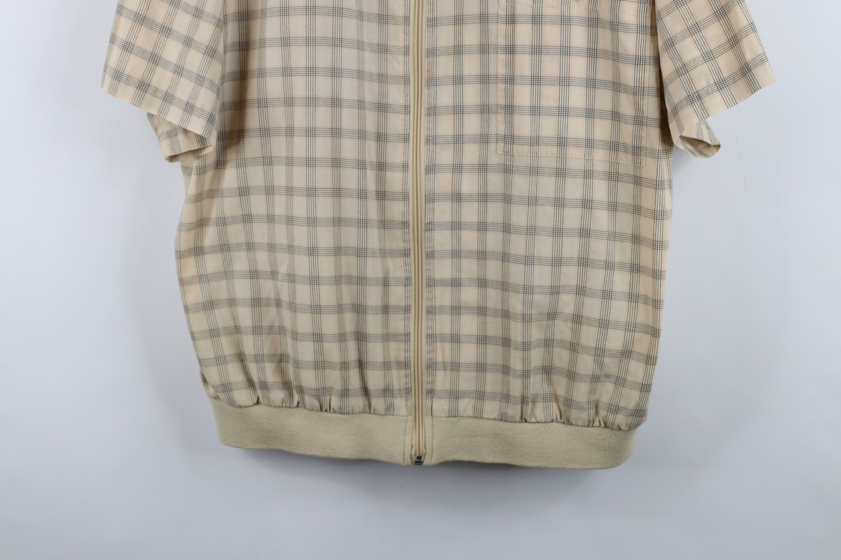 Vintage Vintage 90s Streetwear Short Sleeve Full Zip Shirt Jacket Size US XXL / EU 58 / 5 - 3 Thumbnail