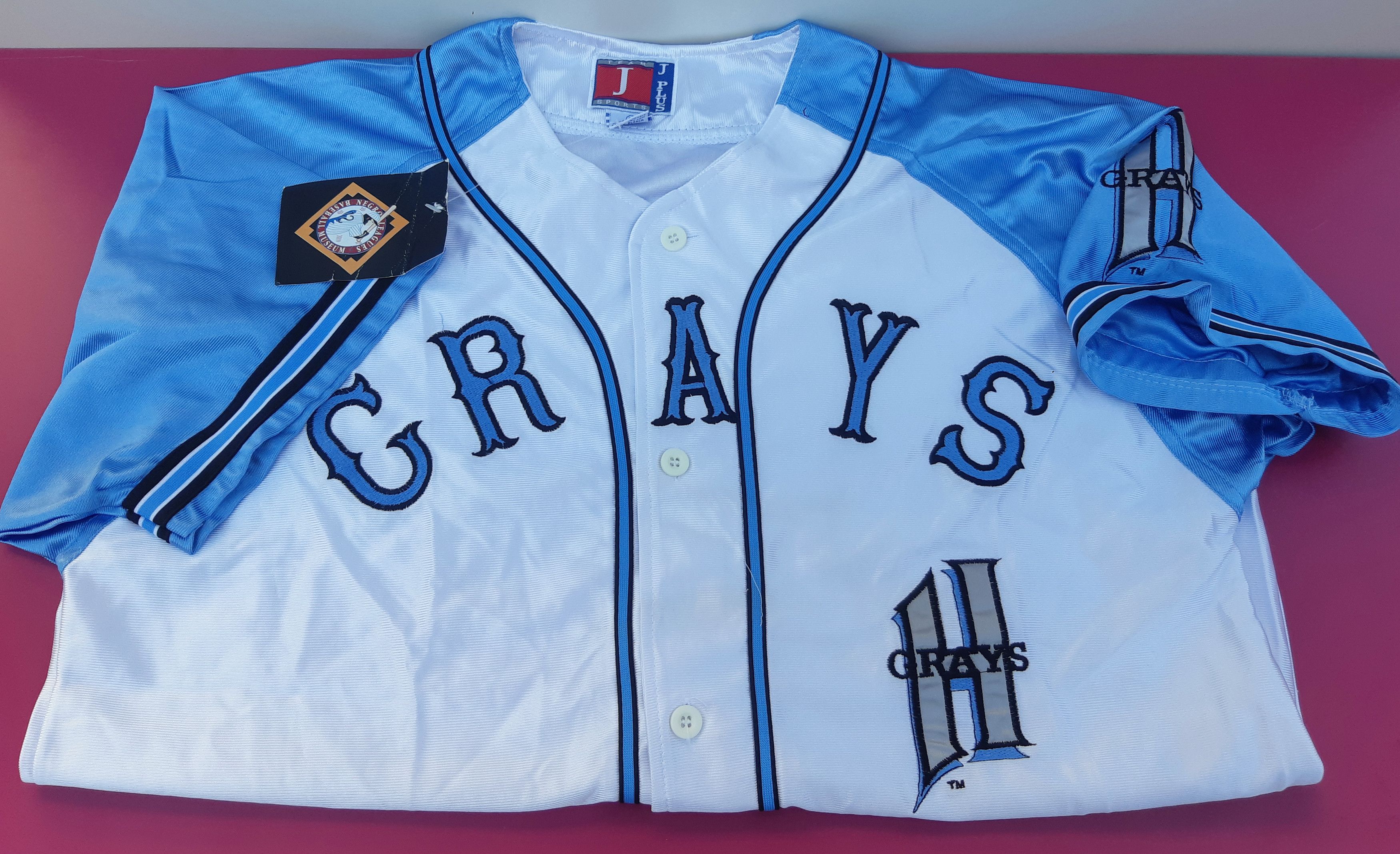 Other Vintage J PLUS Negro Leagues Baseball Museum GREYS Korea NWT Size US L / EU 52-54 / 3 - 3 Thumbnail