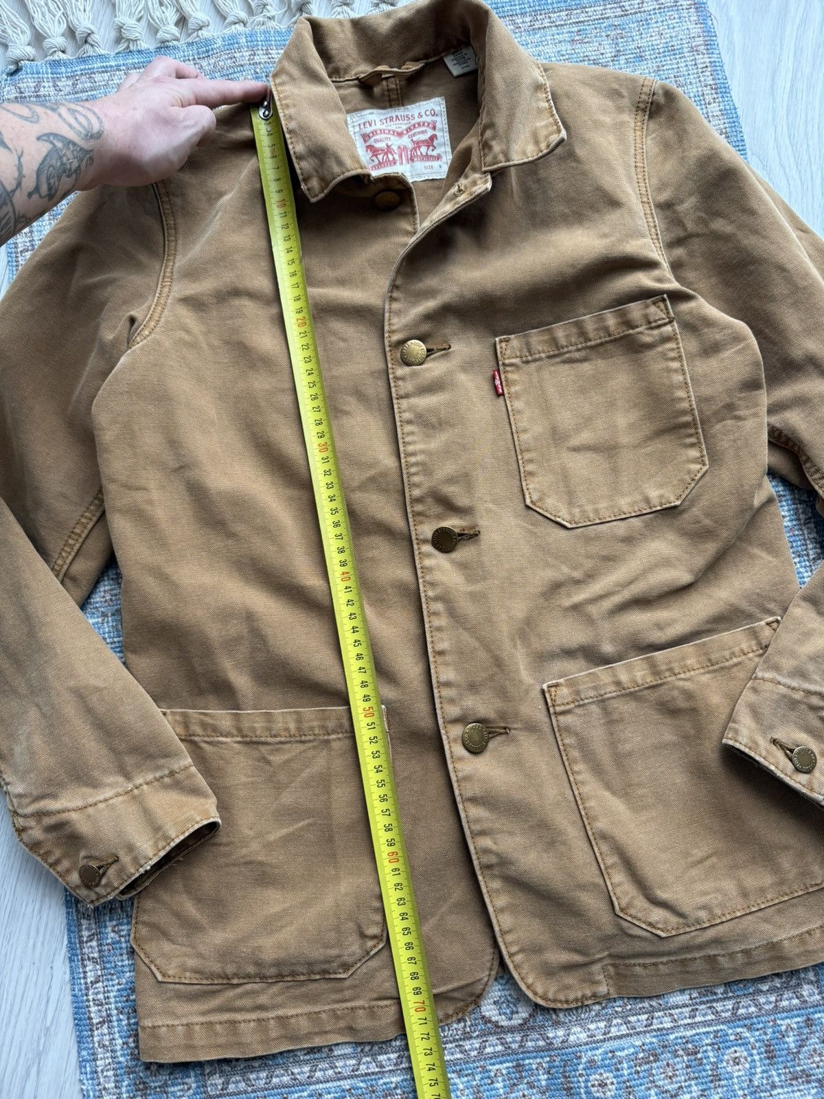 Levi's Levi’s Engineer Chore Canvas Worker Jacket Men Size US S / EU 44-46 / 1 - 10 Thumbnail