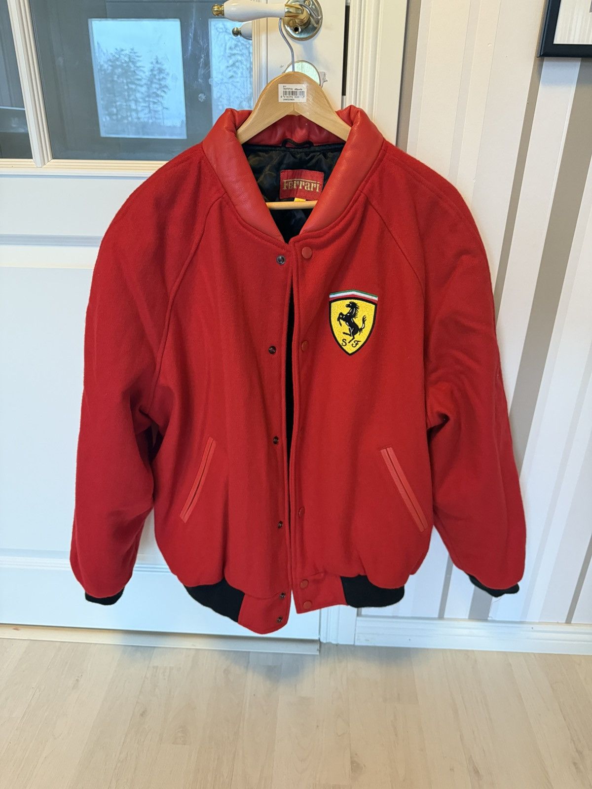 Ferrari Vintage Ferrari Official Bomber Jacket – Red Size US L / EU 52-54 / 3 - 5 Thumbnail