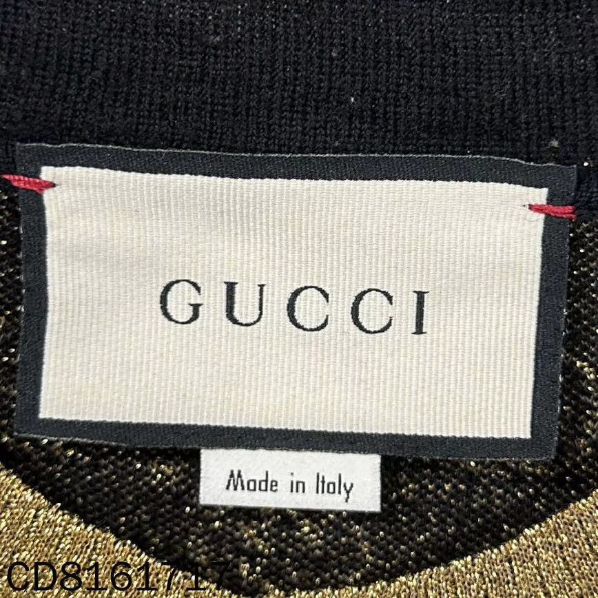 Gucci GUCCI Gold-Thread Jacquard All-Over Print Cardigan S Size S / US 4 / IT 40 - 6 Thumbnail