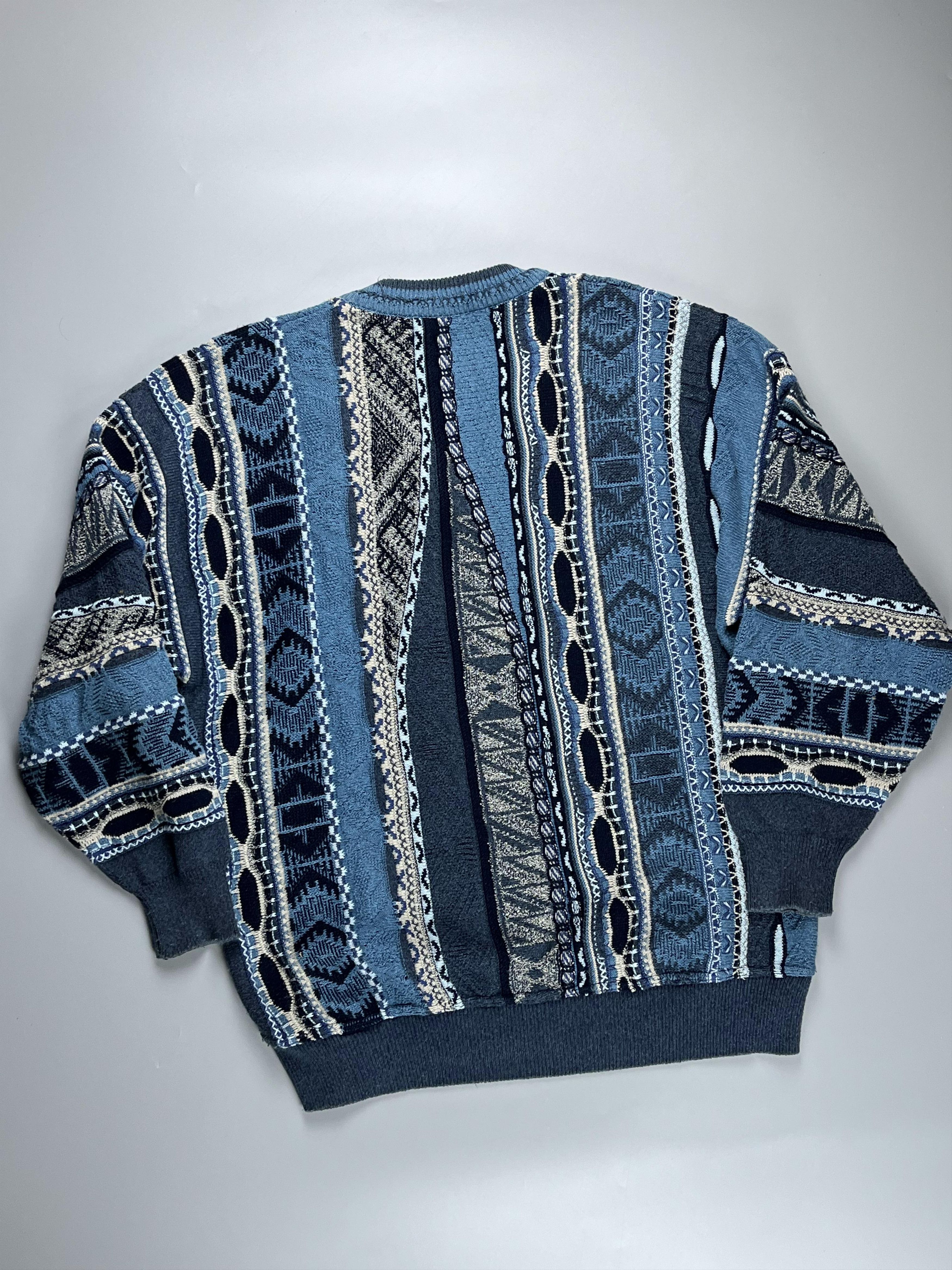 Japanese Brand × Vintage Rare Vintage Coogi Style Knited Sweater Size US L / EU 52-54 / 3 - 4 Thumbnail