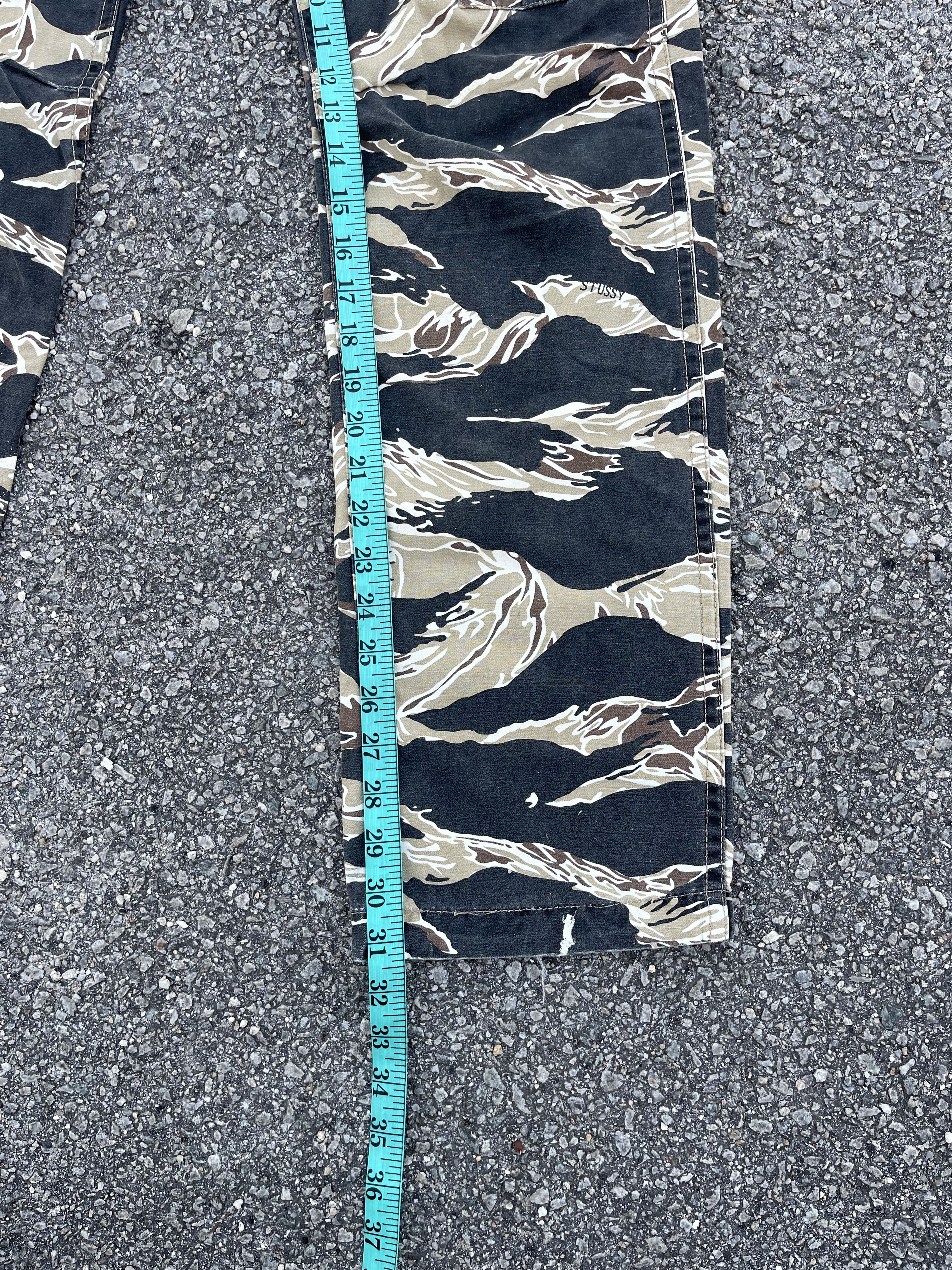 Stussy Stussy Tiger Stripe Camo Cargo Kendrick Lamar Size US 33 - 10 Thumbnail
