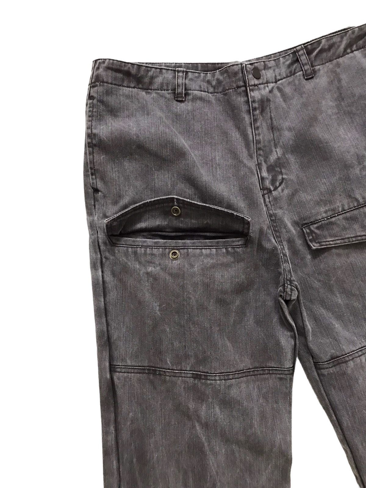 Japanese Brand MIC Mistic Inc Chic Japan Faded Creases Designed Denim Jeans Size US 34 / EU 50 - 6 Thumbnail