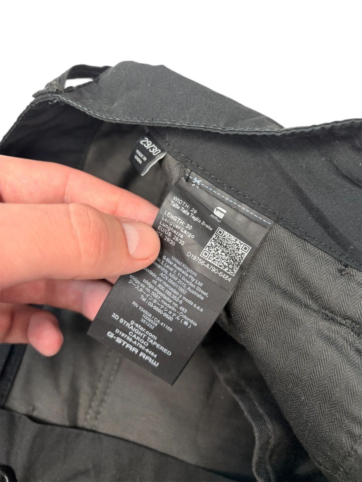G-Star G-Star Raw Multi pocket Pants Black 29x30 Size US 29 - 7 Thumbnail