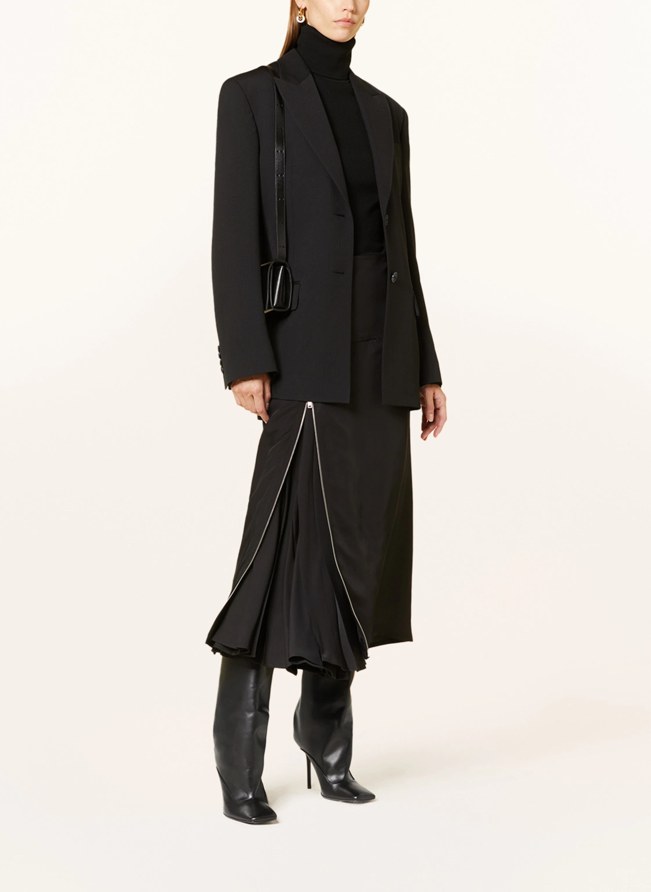 Jil Sander o1loc1c1224 Skirt in Black Size 36" / US 14 / IT 50 - 2 Thumbnail