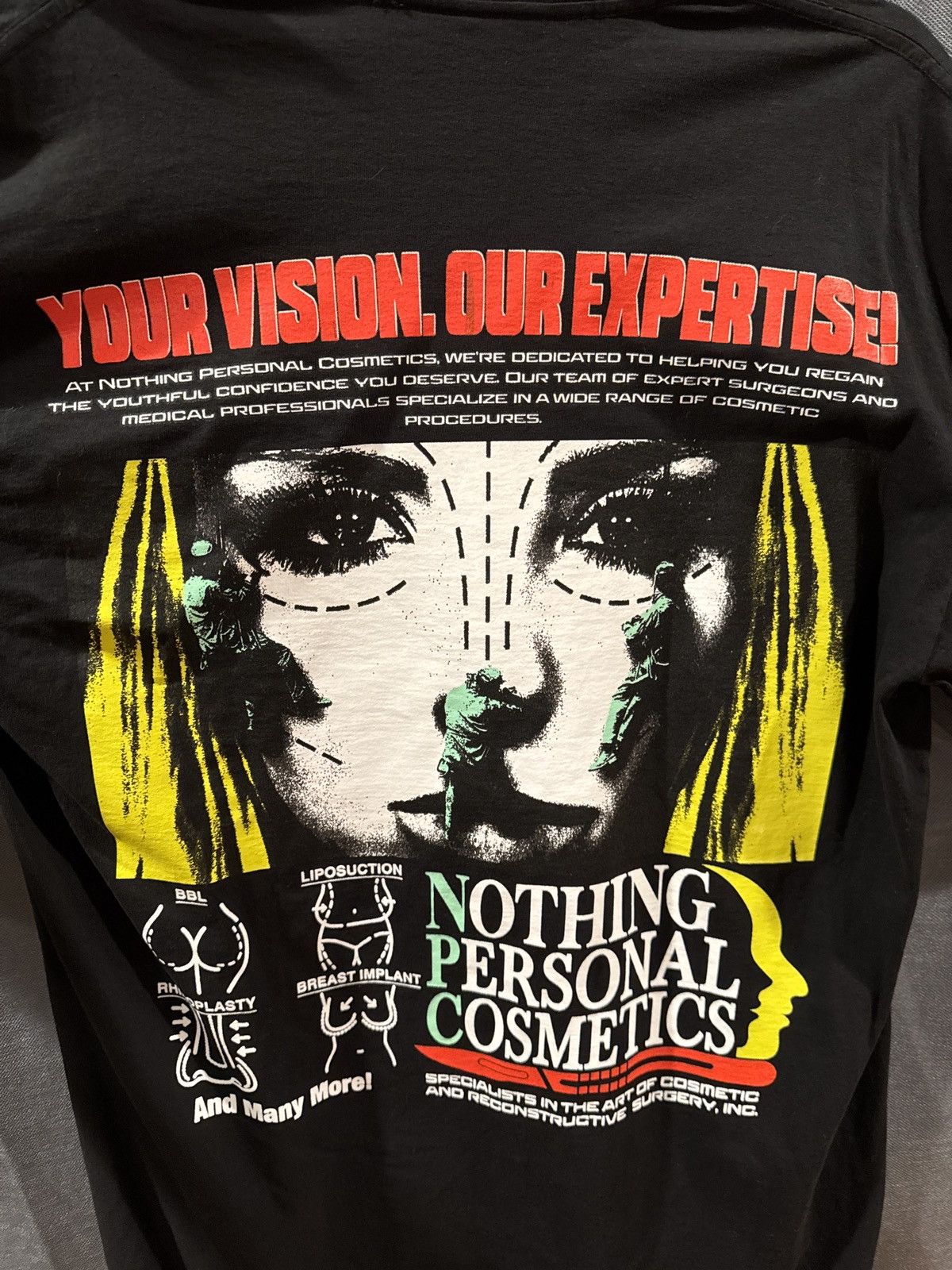 Designer × Vintage Nothing Personal Cosmetics Shirt Size US L / EU 52-54 / 3 - 2 Thumbnail