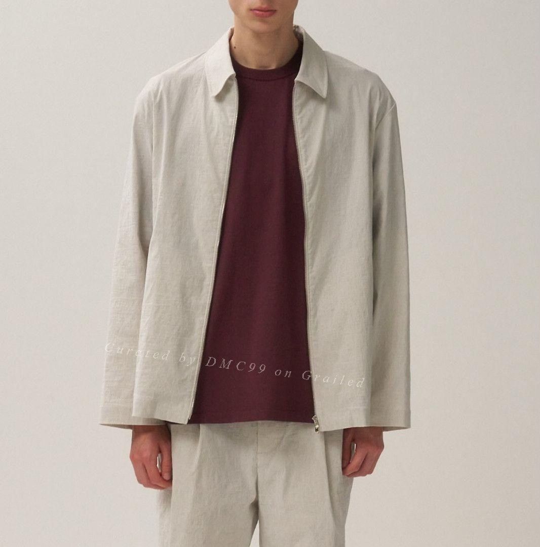 ATON Aton Hard Linen Utility Jacket | Grailed