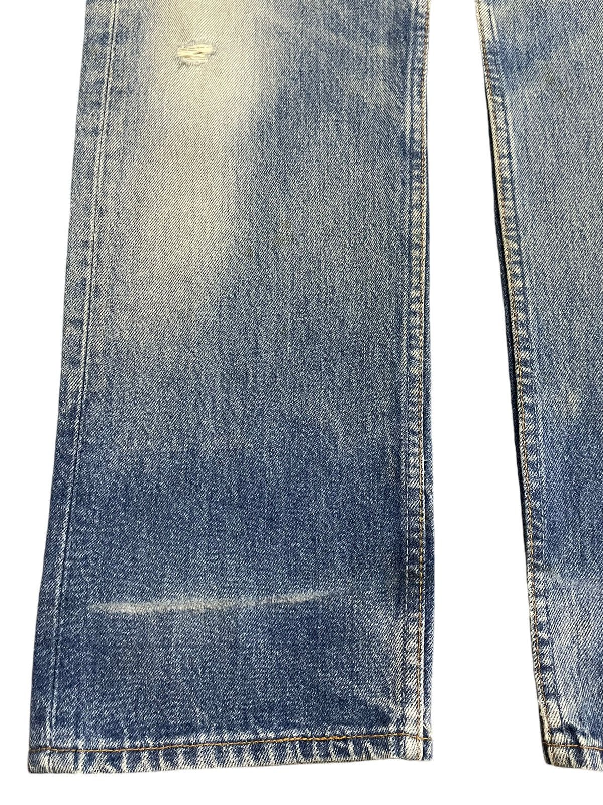 Levi's Vintage 90s Levis 501 Blue Faded Wash Distressed Style Jeans Size US 32 / EU 48 - 7 Thumbnail