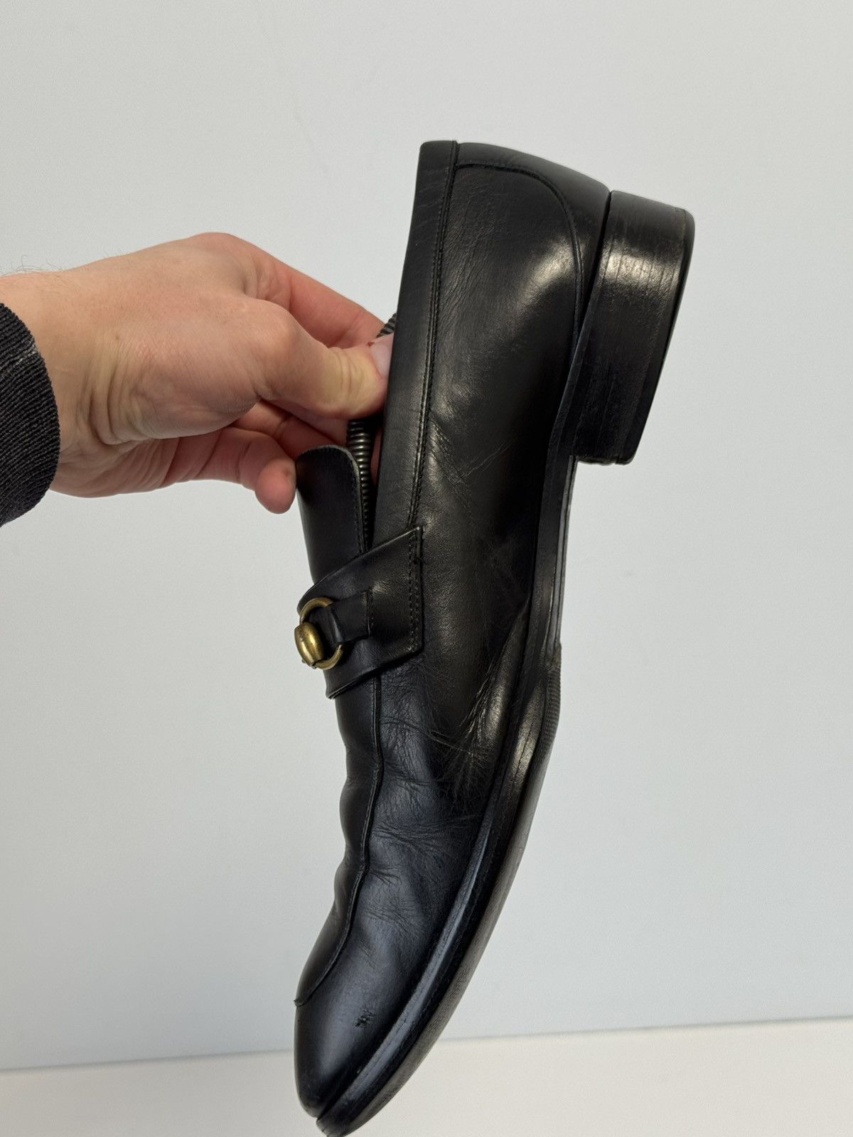 Gucci Gucci - Mens Leather Loafers size 44 Size US 10.5 / EU 43-44 - 17 Thumbnail
