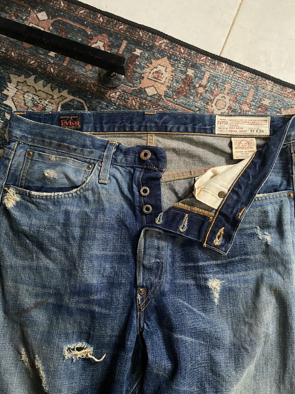 Evisu Vintage Evisu Private Stock Selvedge Denim Size US 32 / EU 48 - 4 Thumbnail