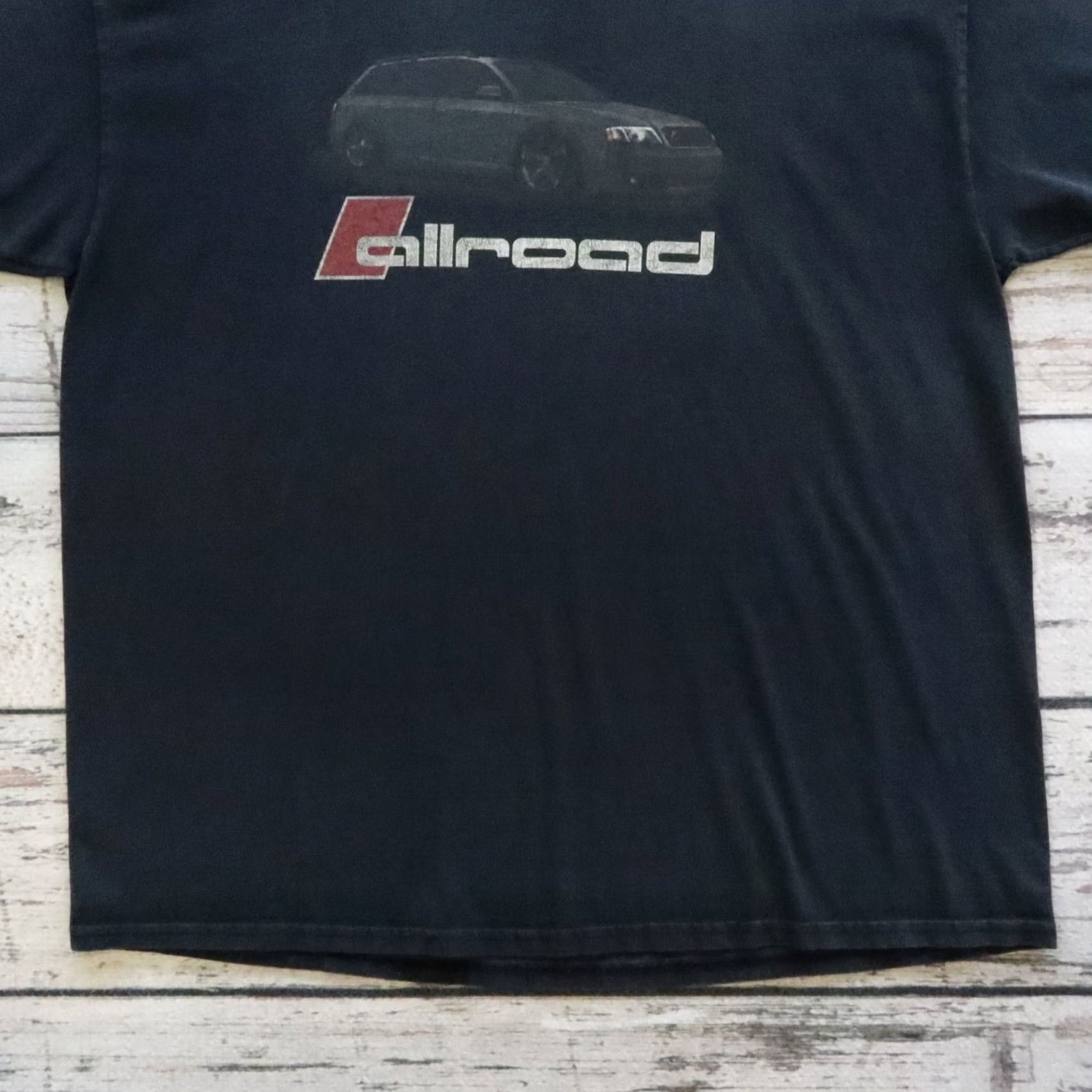 Gildan VINTAGE Audi Allroad Car Tshirt Shirt XL Black Automotive S4 S5 Mens Size US XL / EU 56 / 4 - 3 Thumbnail