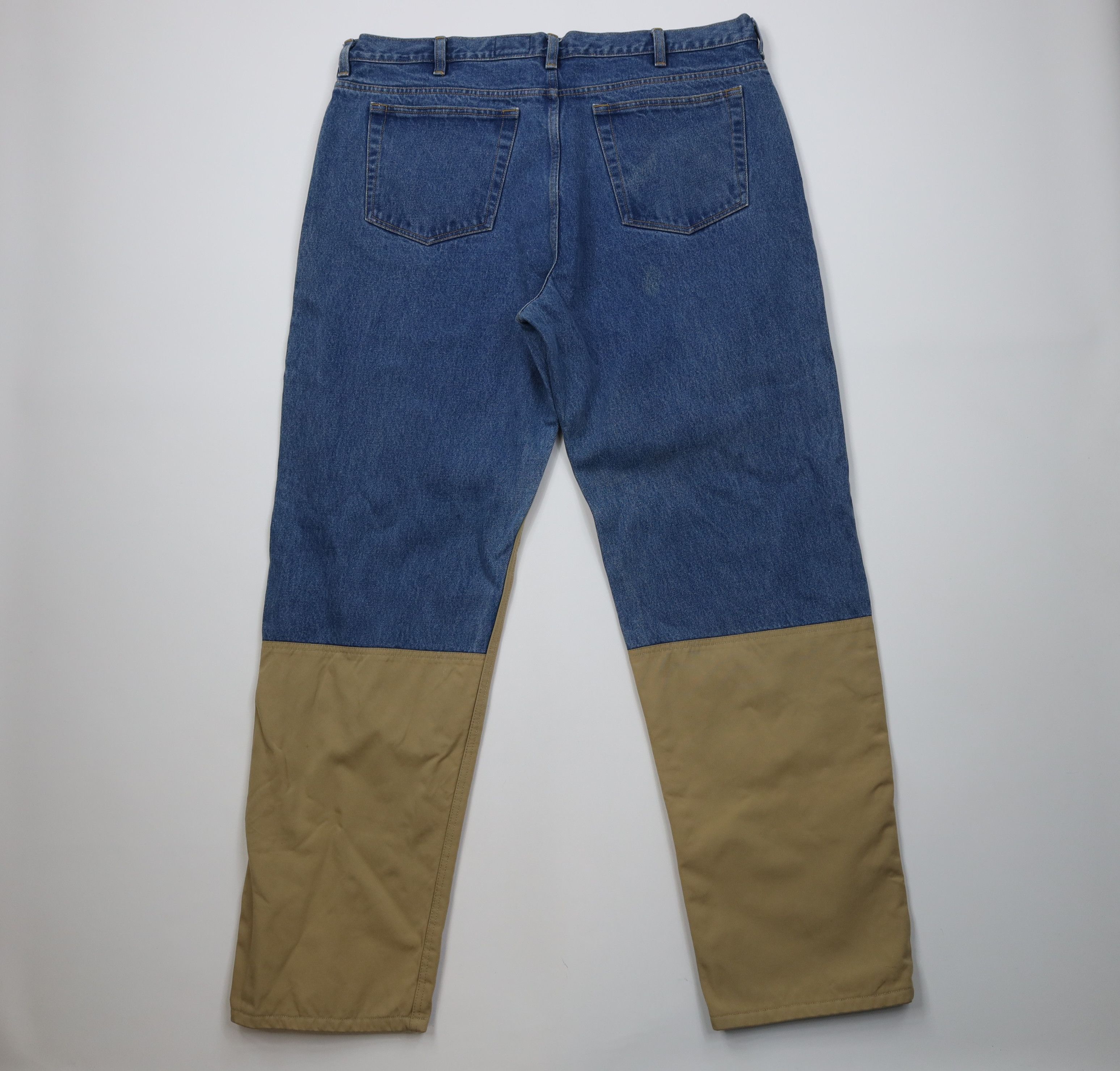 Cabelas Vintage 90s Cabelas Field Brush Denim Jeans Blue Cotton Size US 42 / EU 58 - 9 Thumbnail