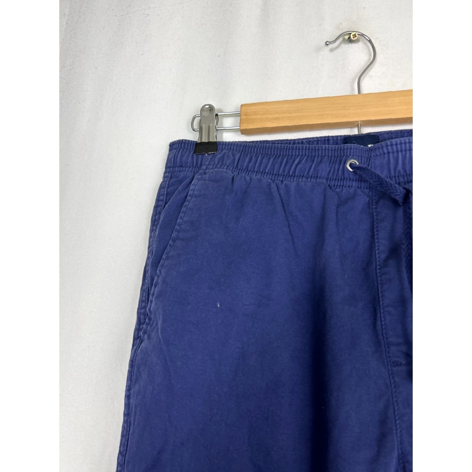 Gap Gap Mens Small Cotton Spandex Navy Blue Joggers Ankle Drawstring 28in Inseam Pants Size US 29 - 4 Thumbnail