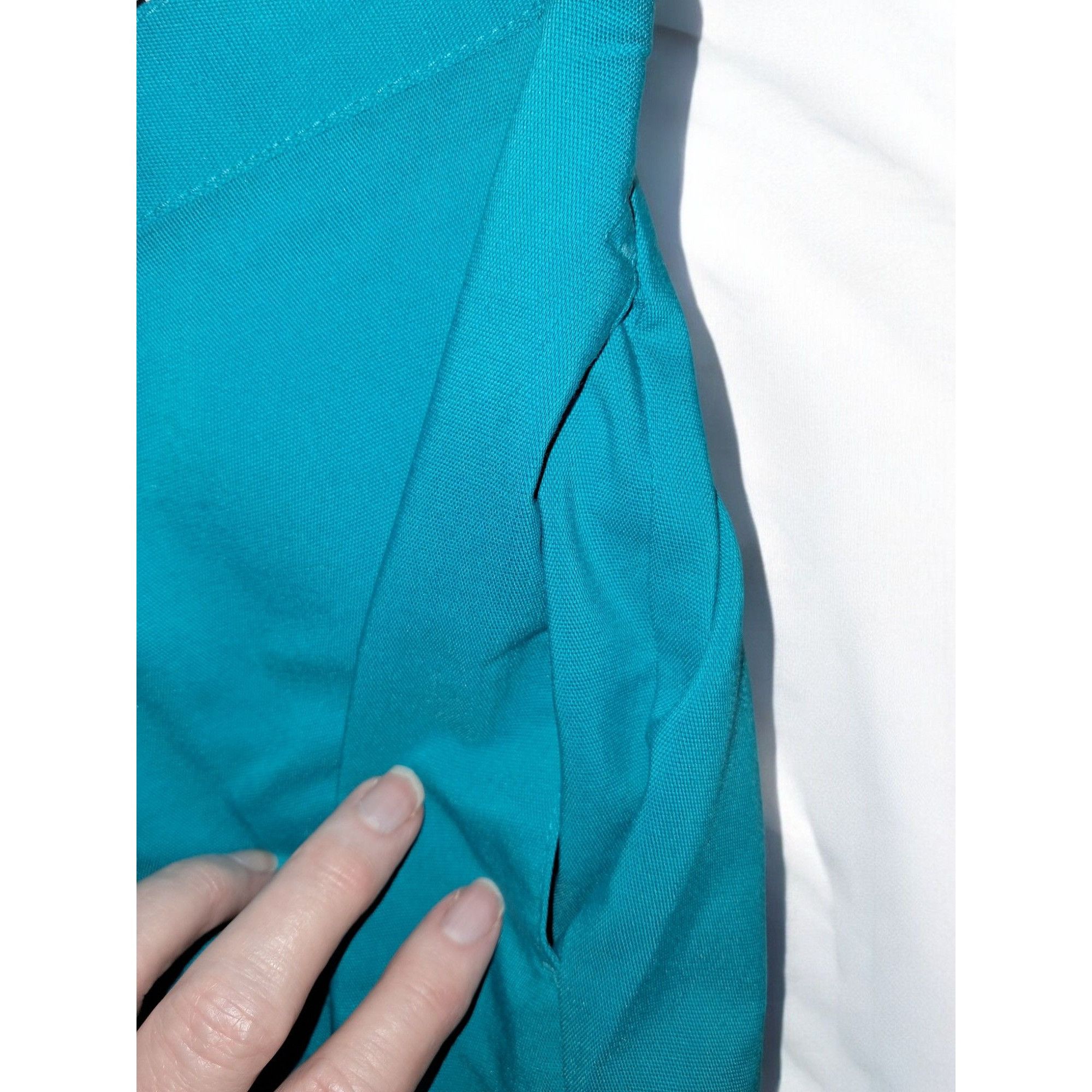 Other Alfred Dunner Teal Classic Fit Size 6P Capri Pant Size 28" / US 6 / IT 42 - 7 Thumbnail