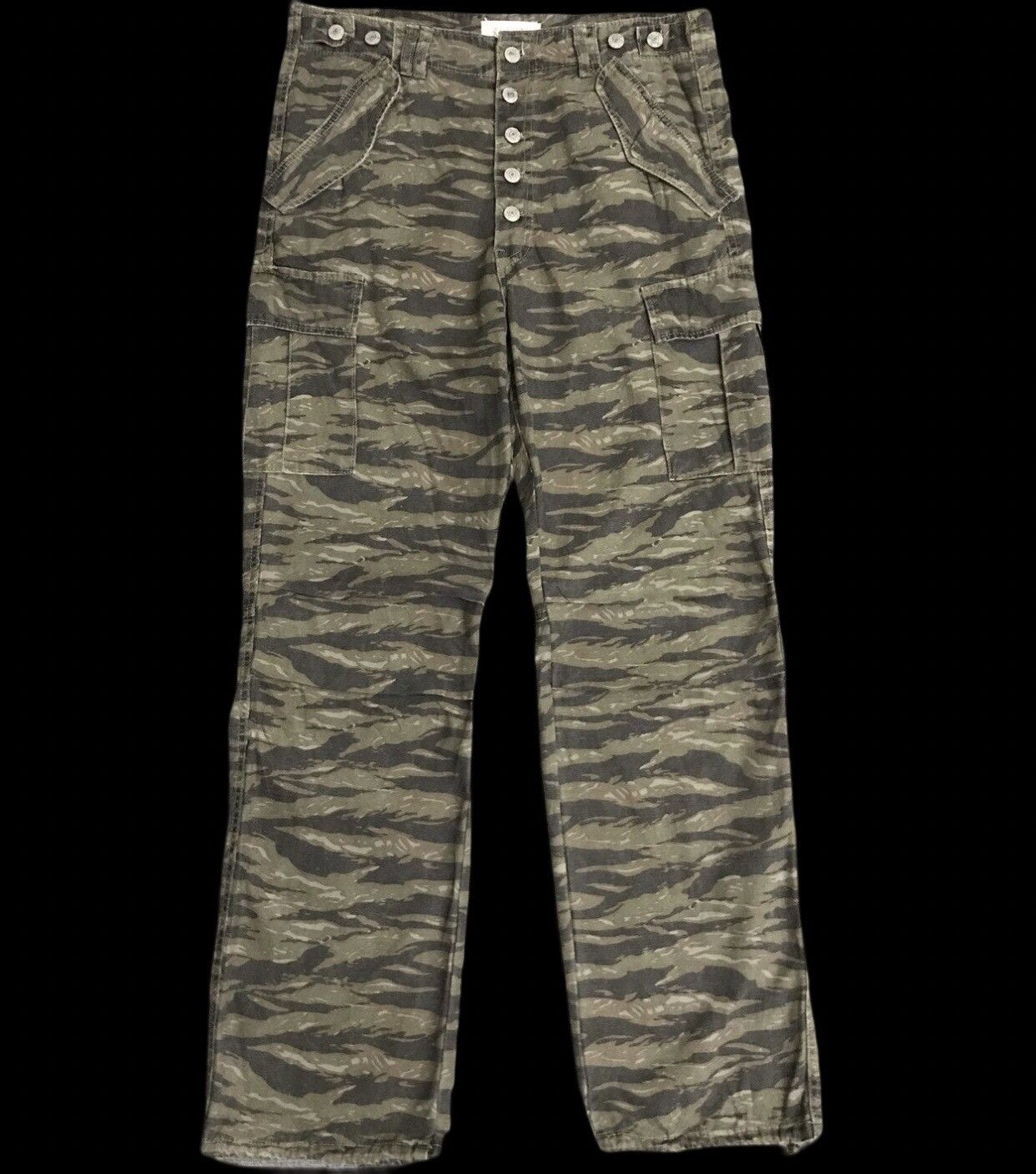 Japanese Brand CP291 Bond&Peace M65 Tiger Stripe Cargo Pant Size US 33 - 1 Thumbnail