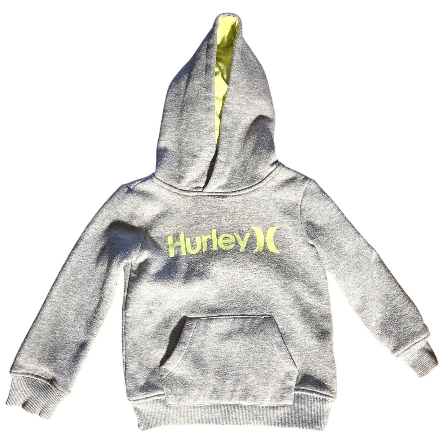 Hurley Hurley Boys' Heather Gray Pullover Sweater - Size 2T Size US XXS / EU 40 - 1 Thumbnail