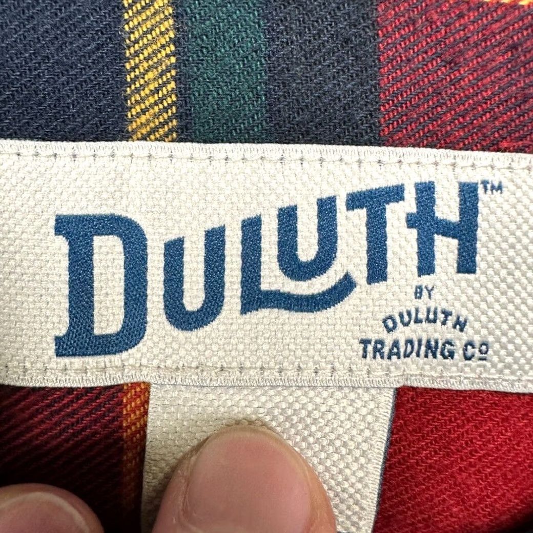 Duluth Trading Company Duluth Trading Co. Flannel Shirt Mens M Red Yellow Plaid Relaxed Pocket Button-Up NWT Size US M / EU 48-50 / 2 - 4 Thumbnail