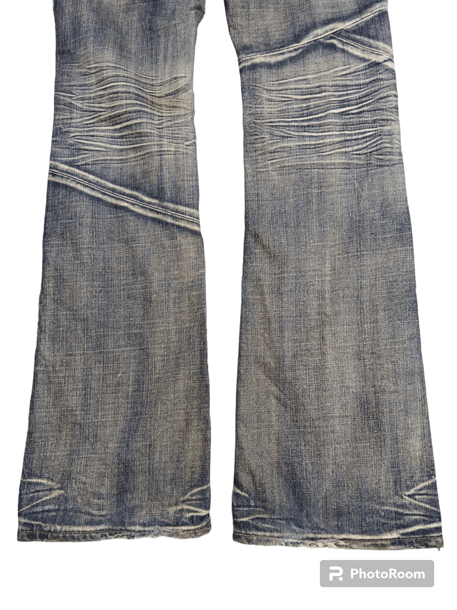 HIDEAWAYS Edge X Rupert Distressed Flare Jeans Size US 28 / EU 44 - 7 Thumbnail