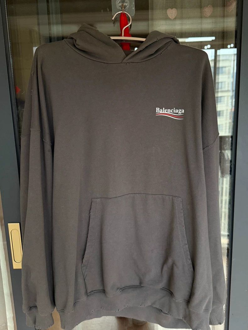 Balenciaga Balenciaga FW22 Logo Printed Letter Casual Long Sleeve Hood Size US M / EU 48-50 / 2 - 1 Thumbnail