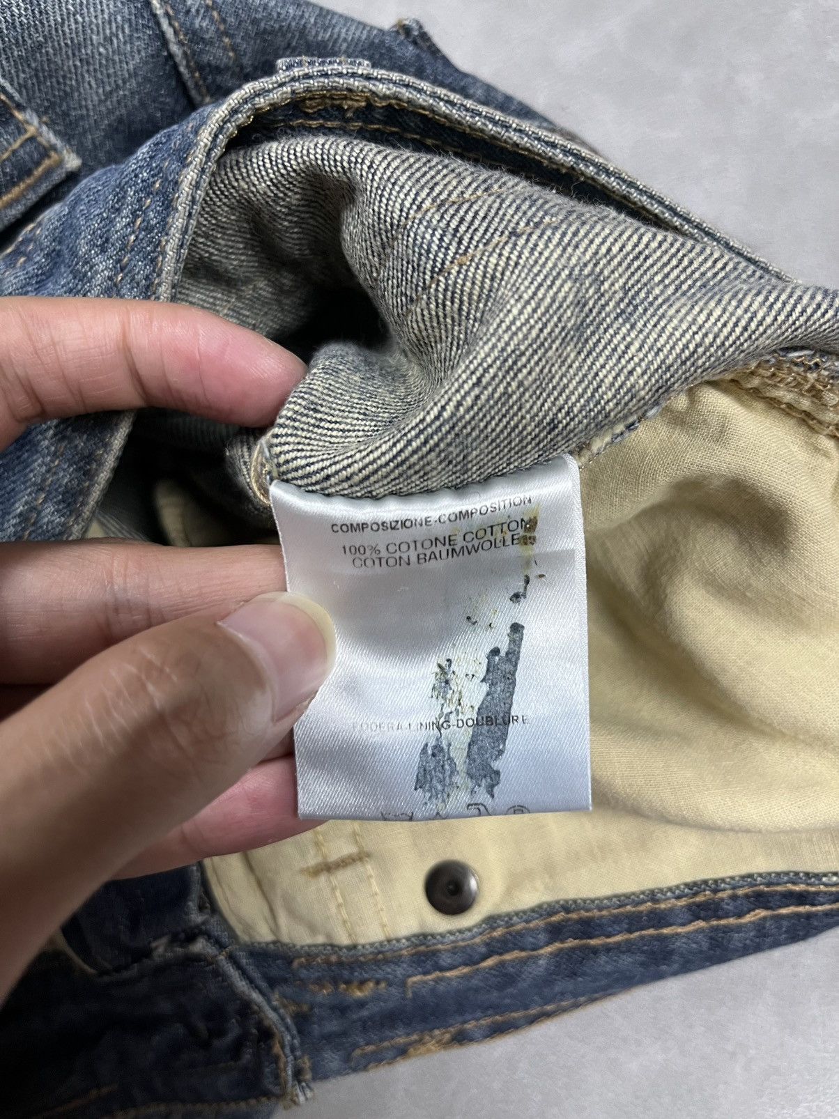 Gucci 90s Gucci denim pants Size 27" / US 4 / IT 40 - 18 Thumbnail