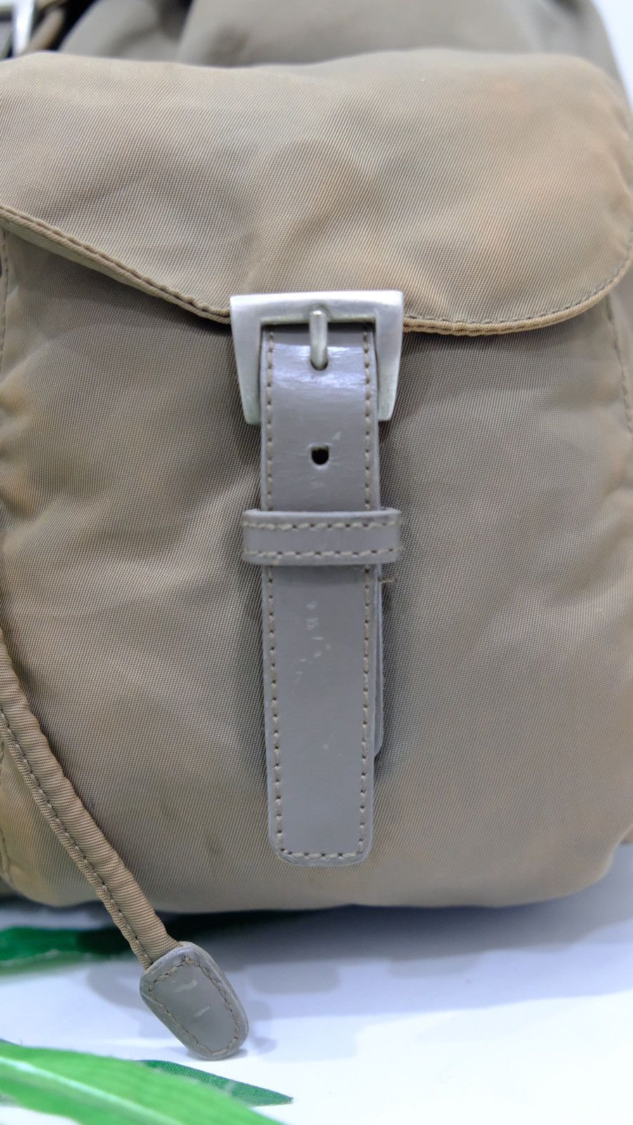 Prada Authentic vintage Prada brown nylon backpack double pocket Size ONE SIZE - 10 Thumbnail