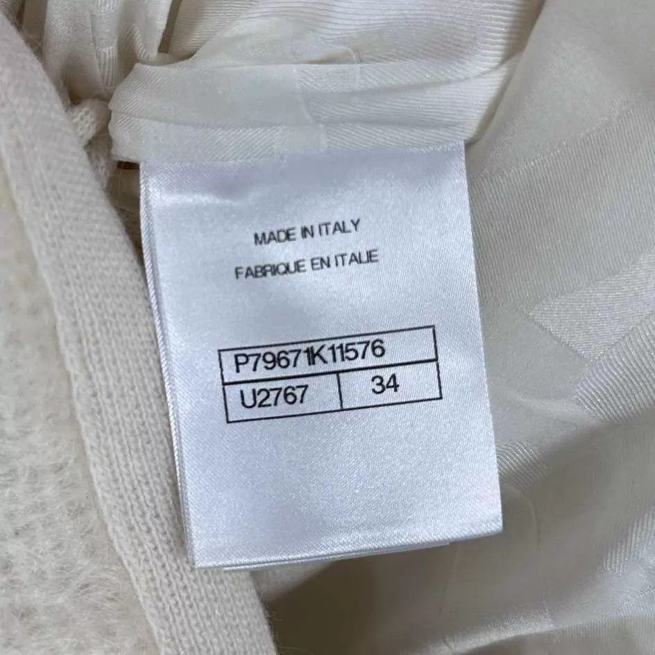 Chanel Chanel 25 Mohair Cream Sleeveless Dress 34 (New, Tags) Size XS / US 0-2 / IT 36-38 - 4 Thumbnail