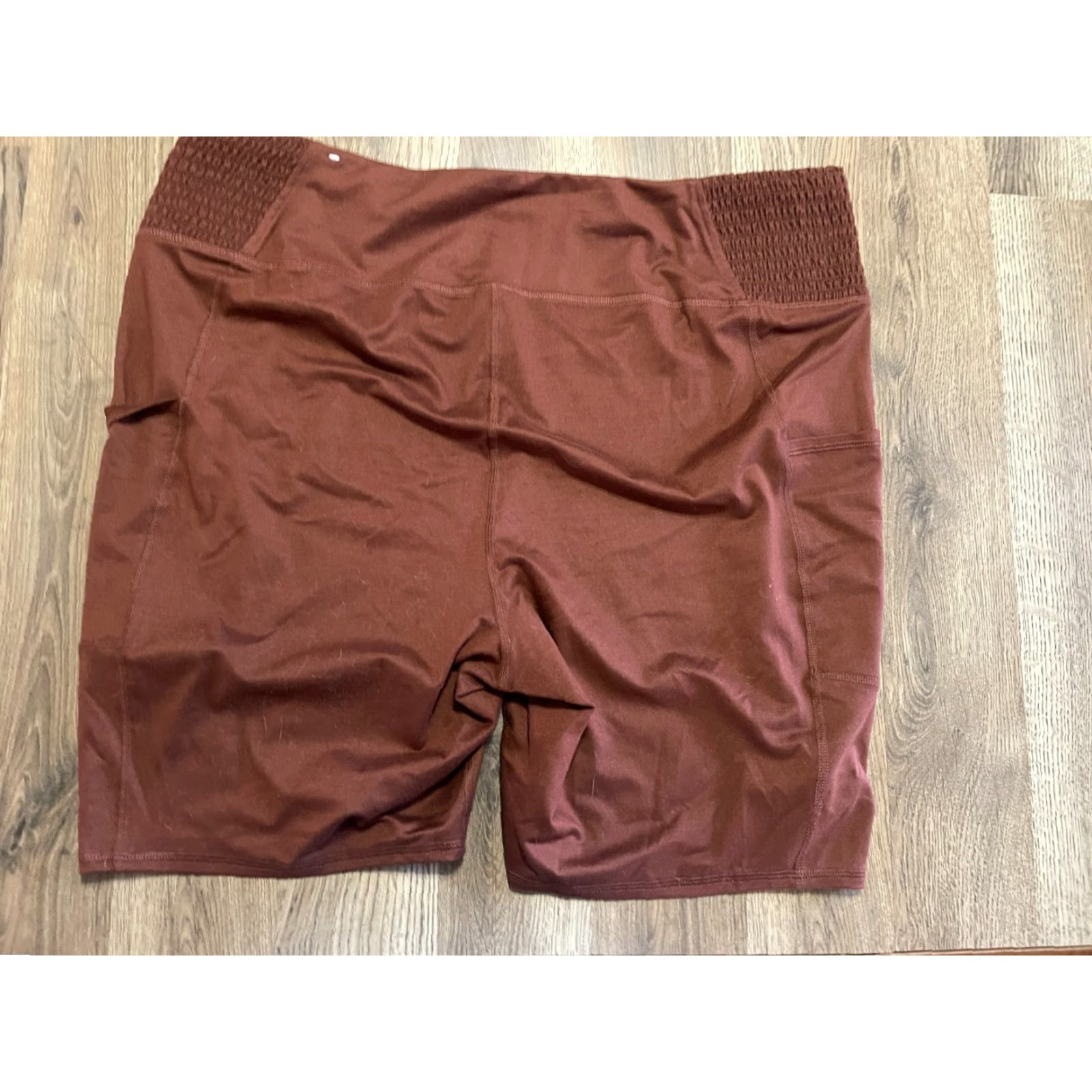 Vintage Maurices Women's Plus 2X Shorts Brown Legging Pull On Casual Modern Athletic Size 40" / US 18 - 2 Thumbnail