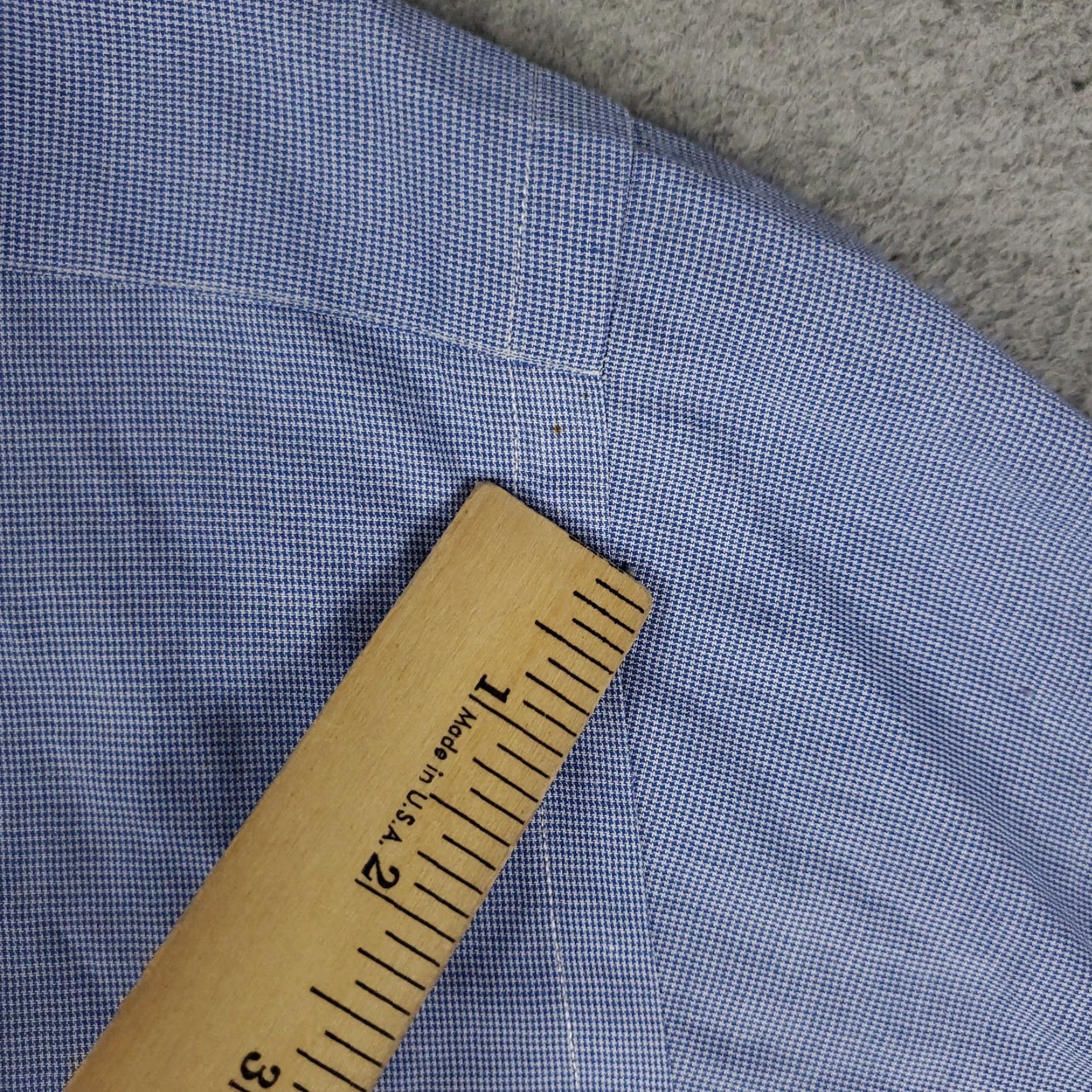 Ralph Lauren Ralph Lauren Shirt Mens Size 17 Blue Dress Shirt Button Down Collared Long Sleeve 17 In Navy Blue American Classic Modern Vintage No Size 46R - 7 Thumbnail
