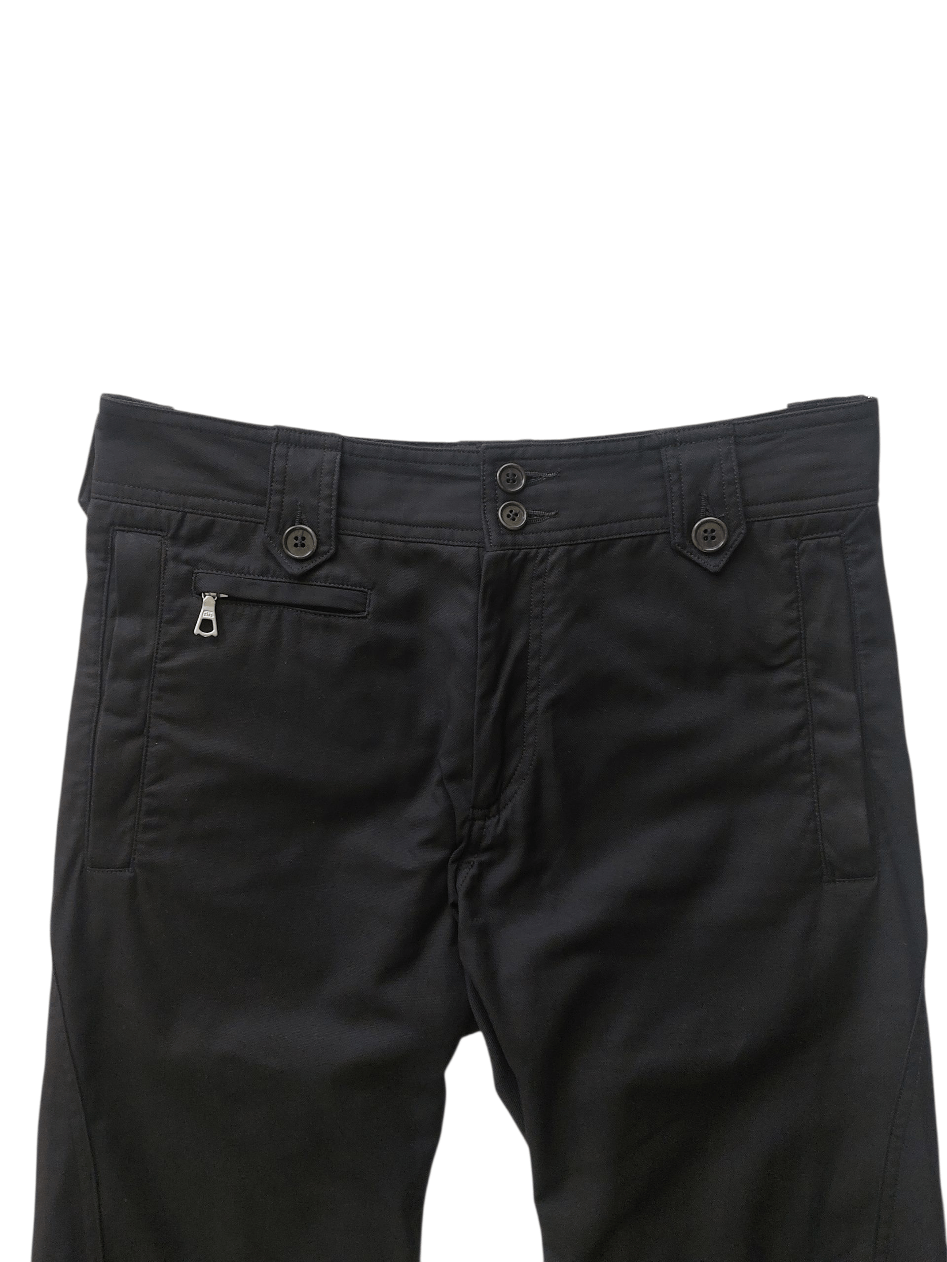 Dries Van Noten Dries Van Noten Black Bondage Strap Back Zipper Pants Size US 30 / EU 46 - 6 Thumbnail