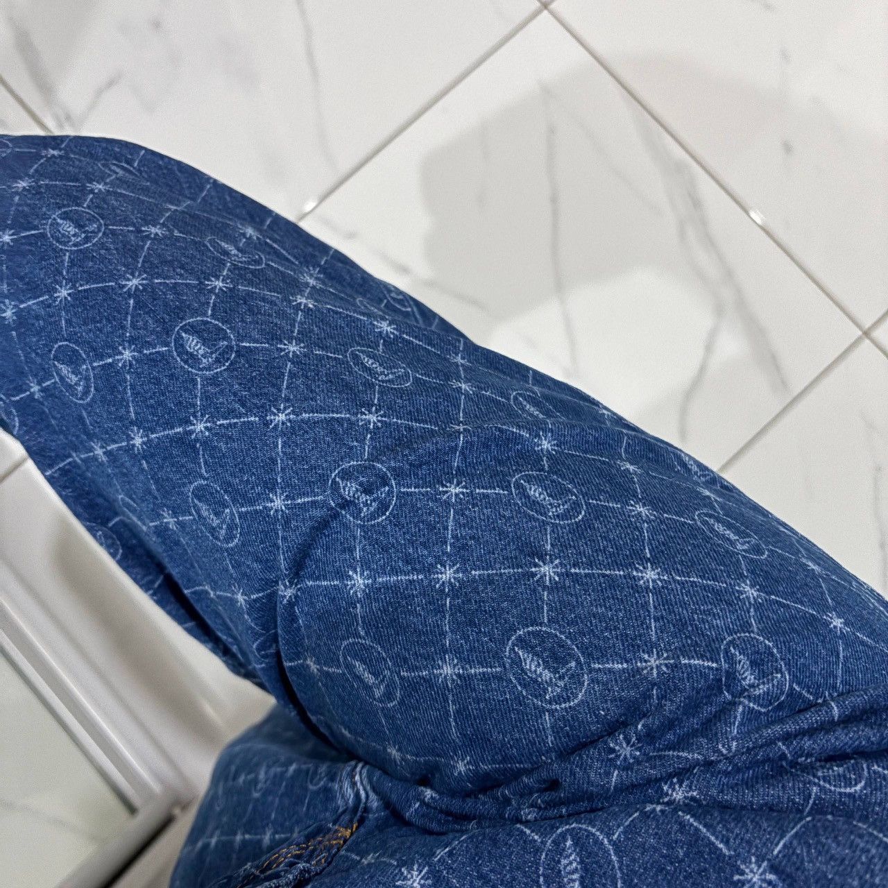 Trussardi Trussardi All-Over Pattern Denim Pants Size 28" / US 6 / IT 42 - 2 Thumbnail