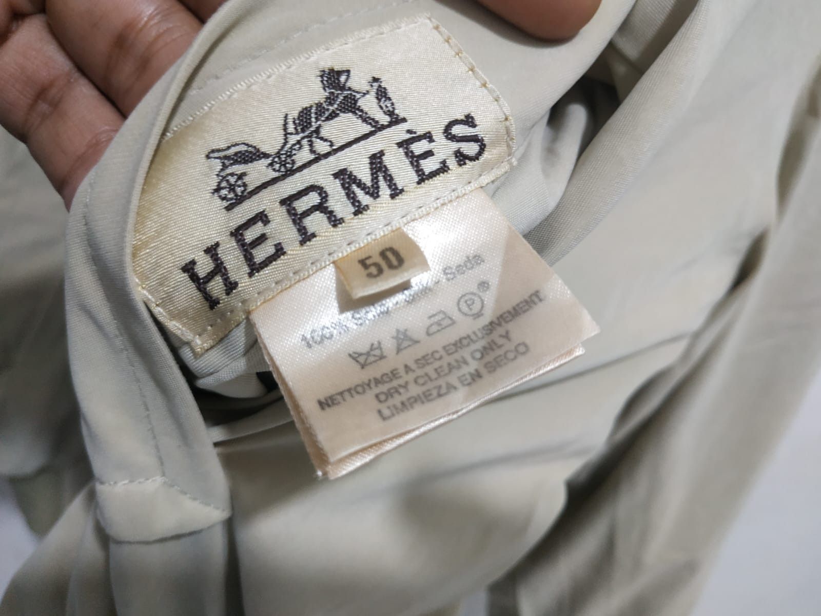 Hermes Vintage Hermes Reversible Silk Bomber Jacket Size US M / EU 48-50 / 2 - 8 Thumbnail