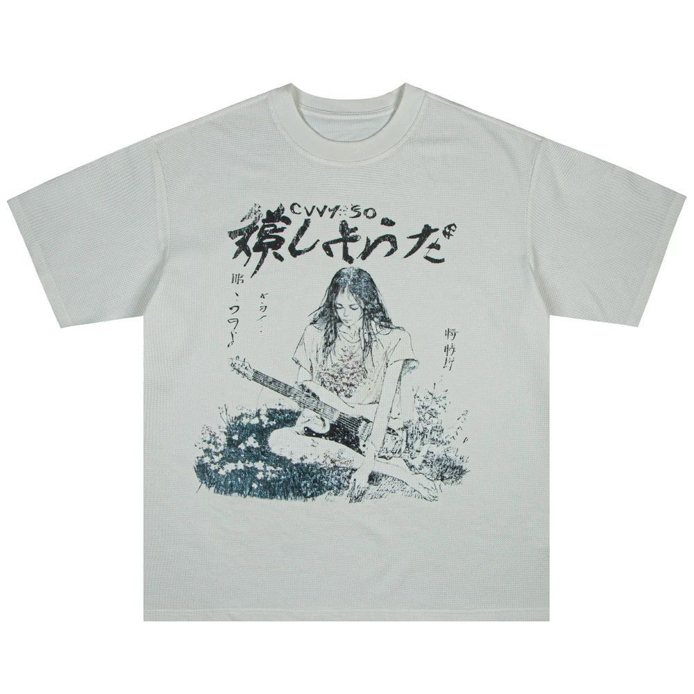 Vintage Men's waffle street character print T-shirt Size US M / EU 48-50 / 2 - 1 Thumbnail